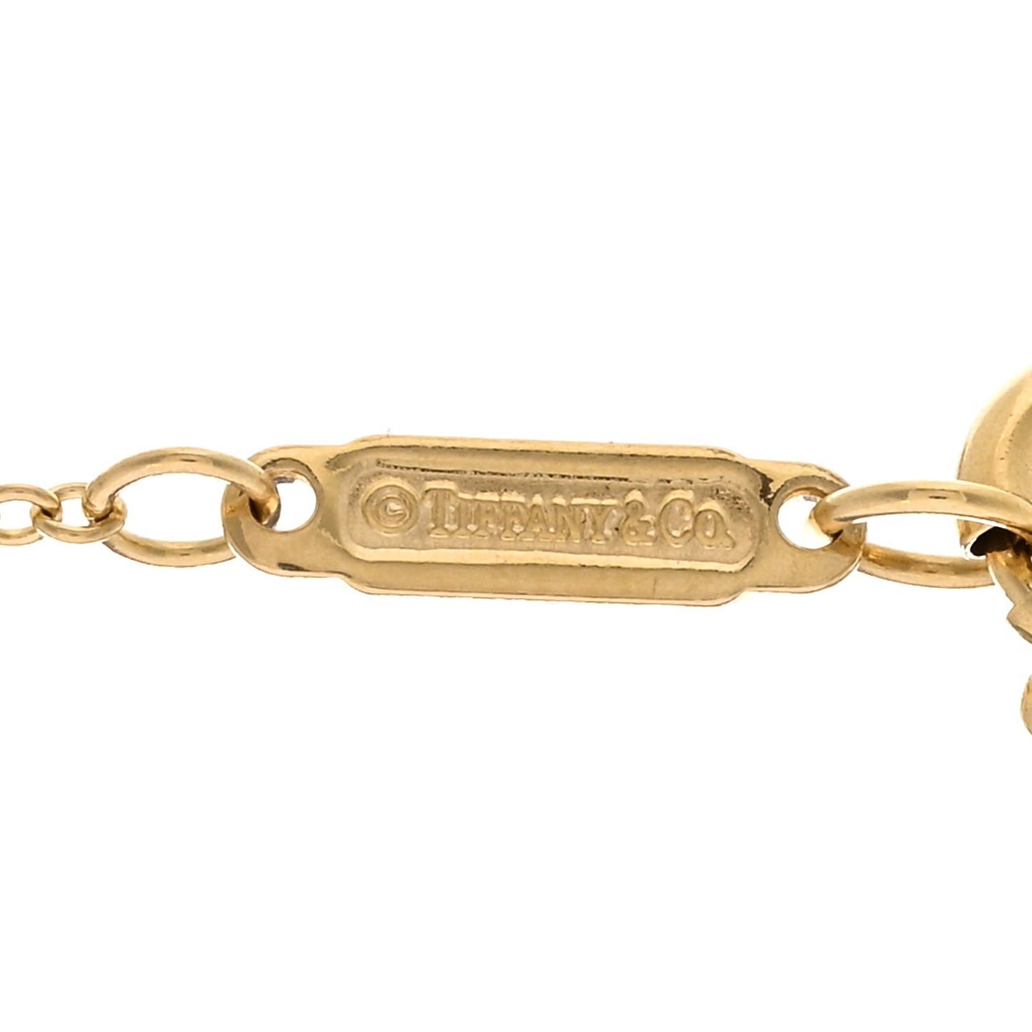 18K Yellow Gold Twist Knot Pendant Necklace