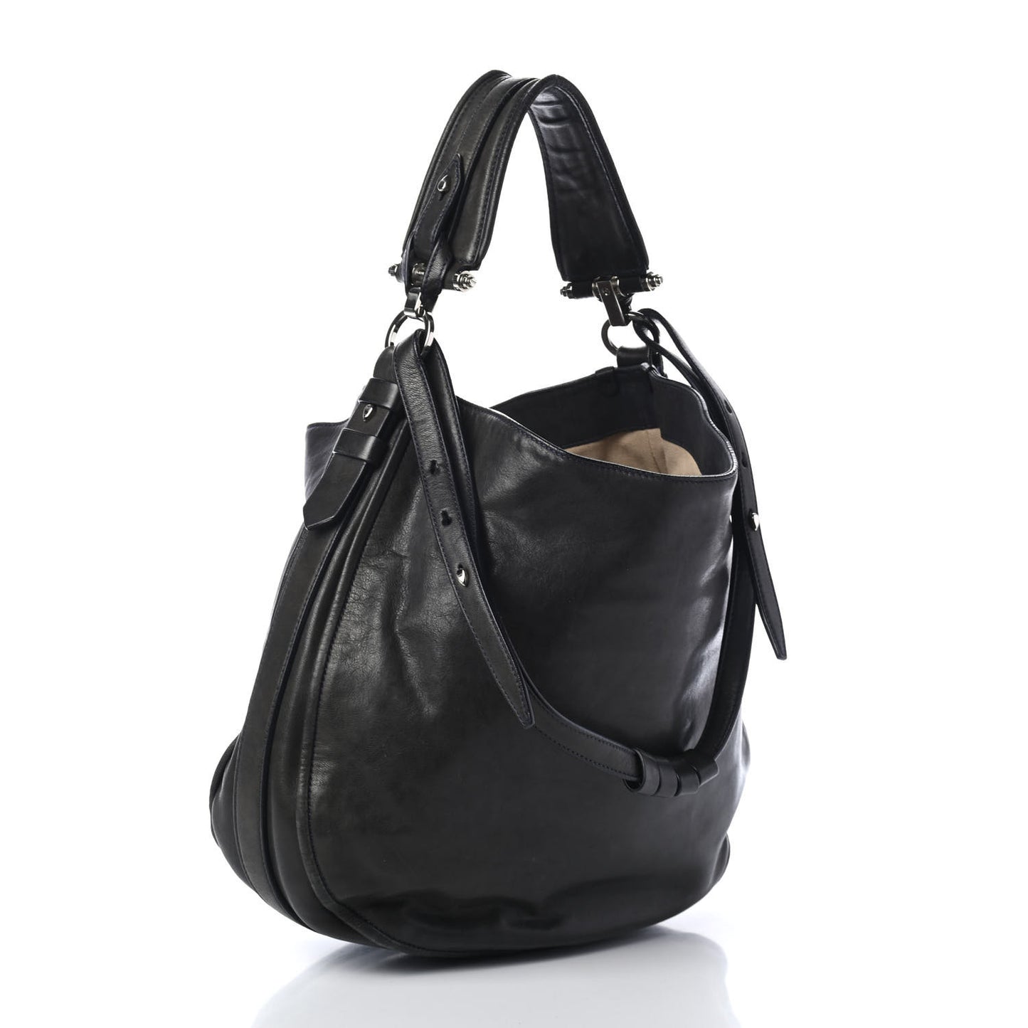 Lambskin Obsedia Hobo Black