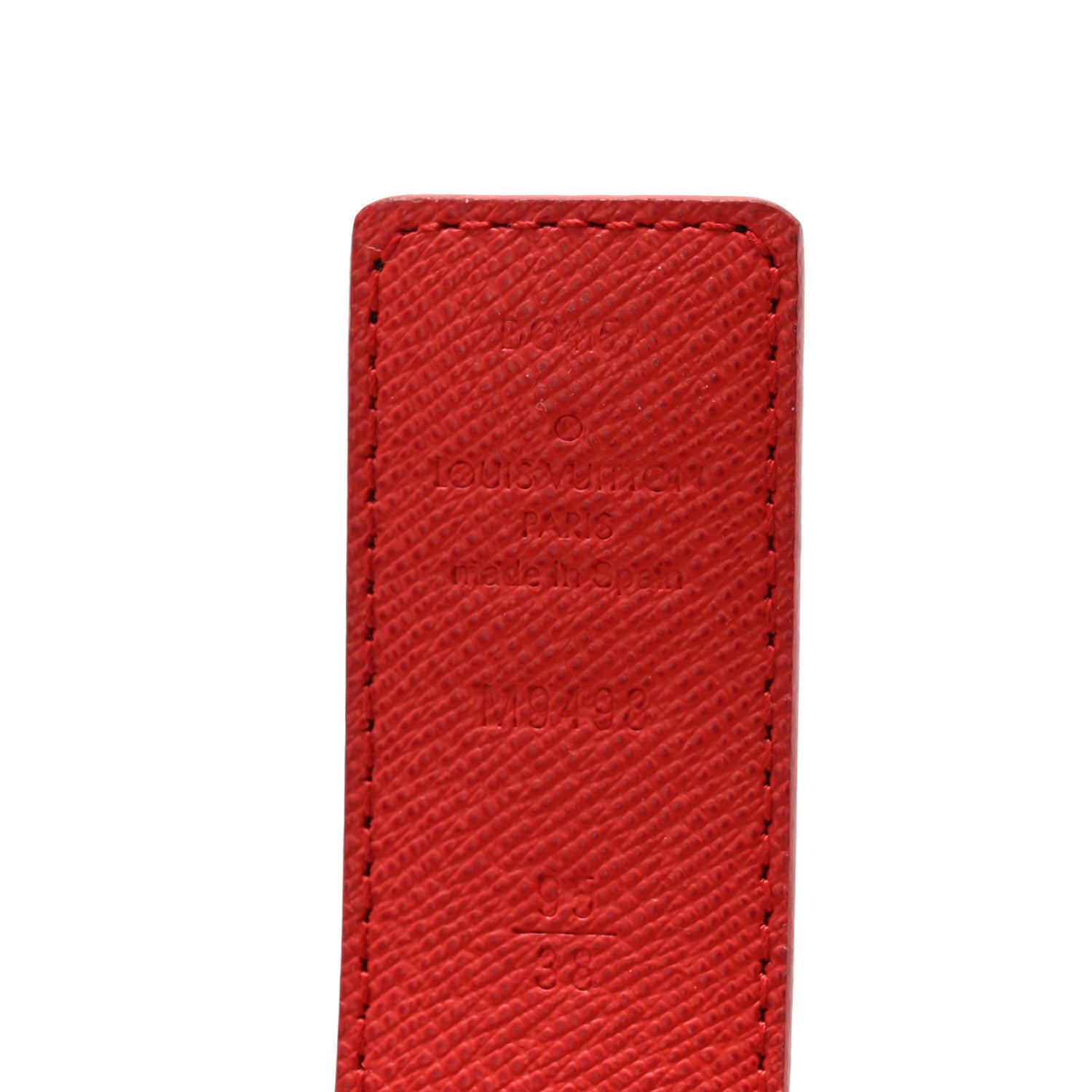 Louis Vuitton Monogram 30mm LV Initiales Reversible Belt 95 38 Coquelicot 6 of 10