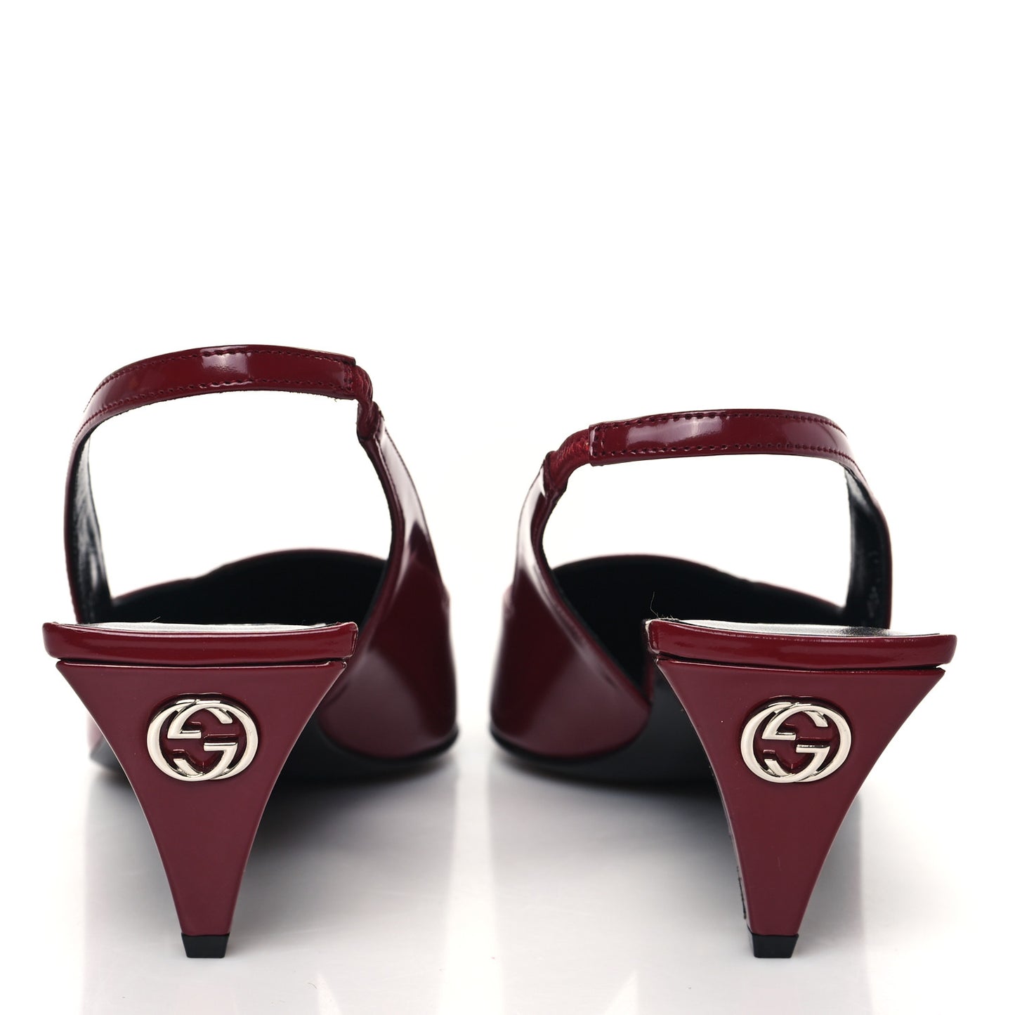 Nappa Mallory Pointed Toe Slingback Sandal 39 New 39 New Cherry