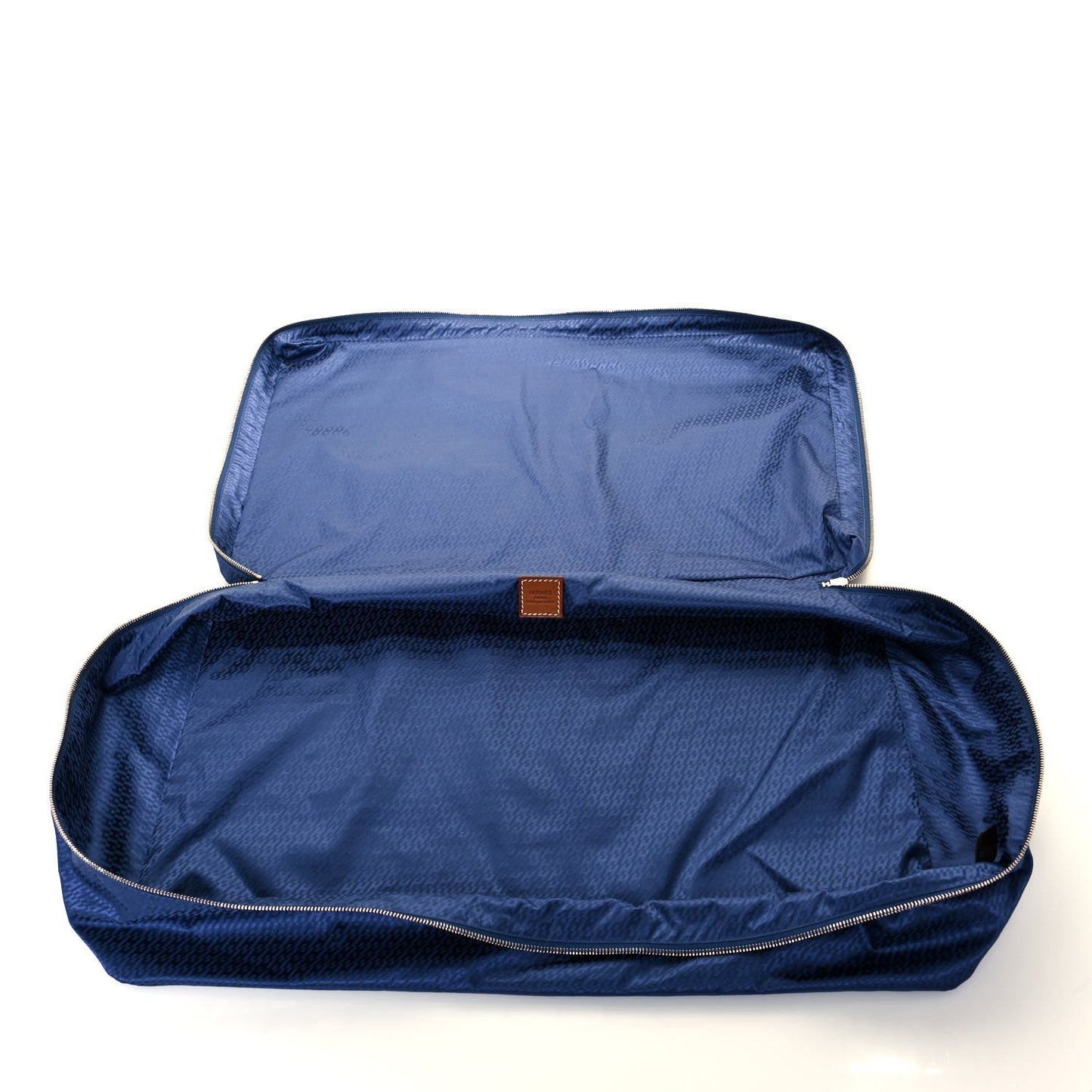 Technical Silk H en Bias Travelsilk Cube MM Bleu Saphir Fauve