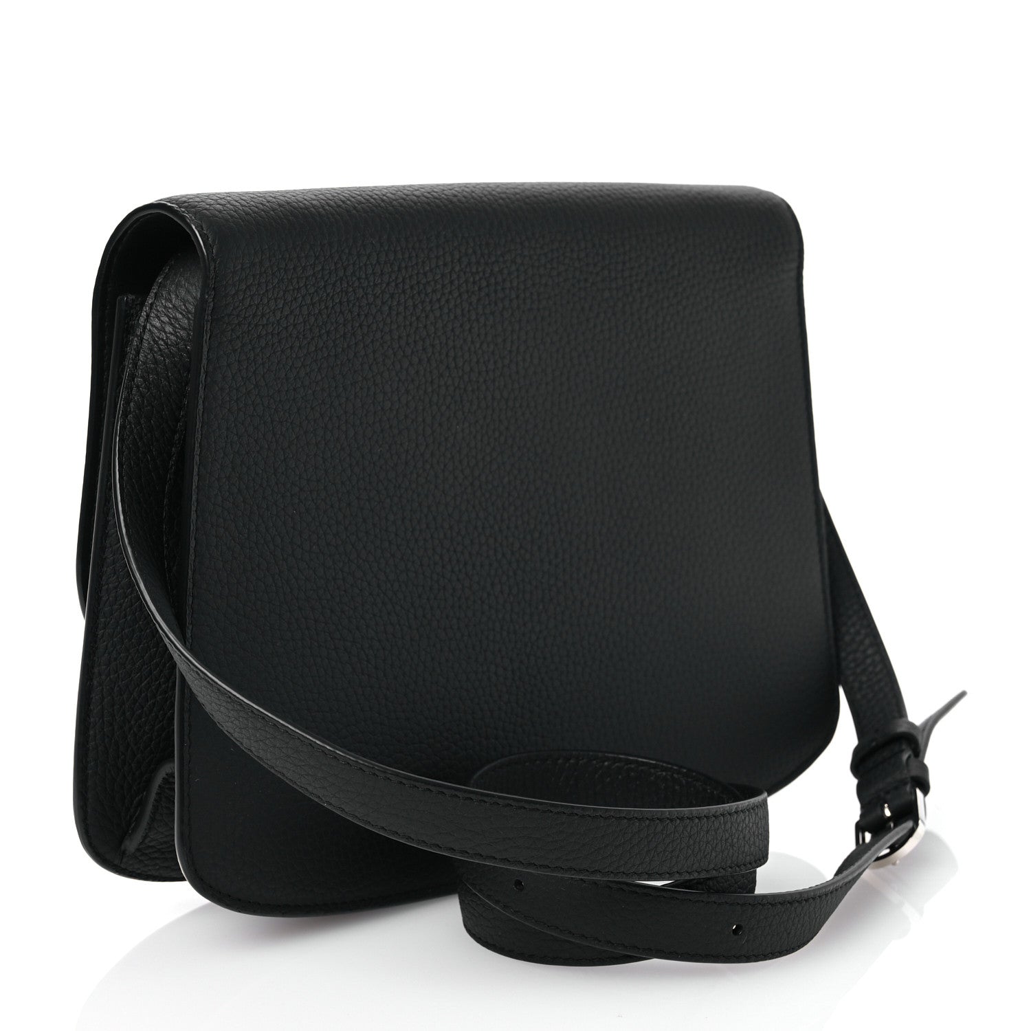 The Row Stamped Saddle Calfskin The Sofia 10 Shoulder Bag Black 2 of 10