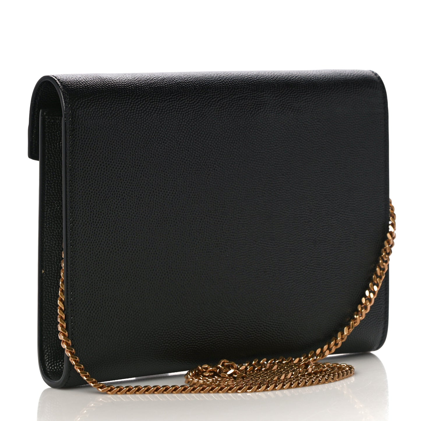 Grain De Poudre Monogram Cassandra Chain Wallet Black