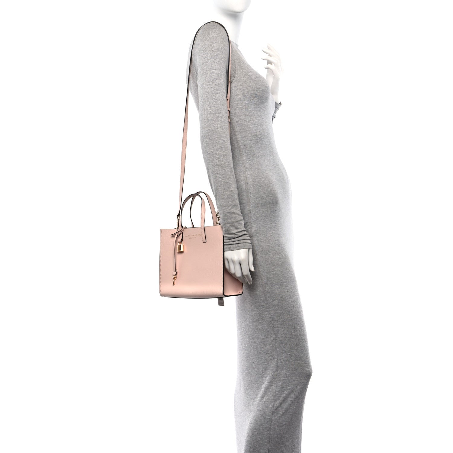 Marc Jacobs Calfskin Mini Grind Tote Bag Peach Whip 2 of 9