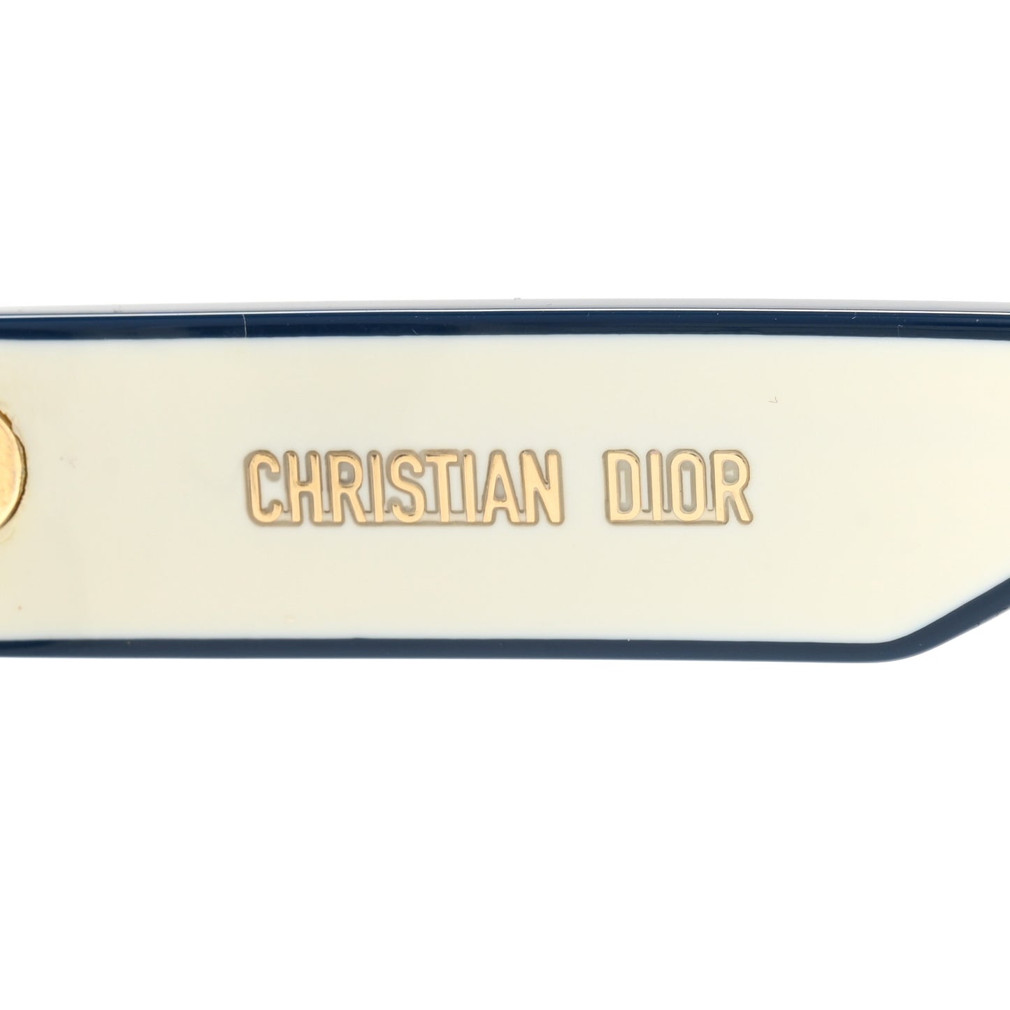 Diorpacific S1U Square Sunglasses White Blue