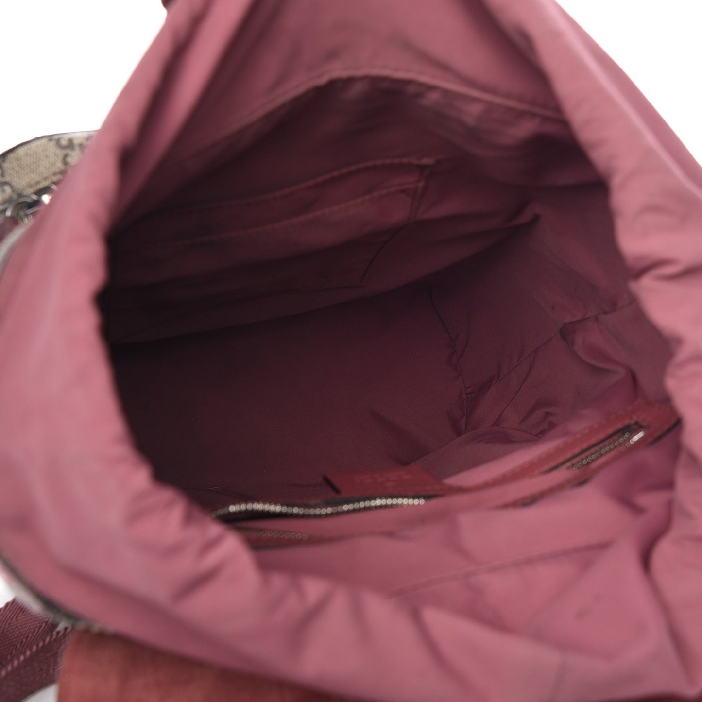 GG Supreme Monogram Blooms Small Single Buckle Backpack Beige Multicolor Dry Rose