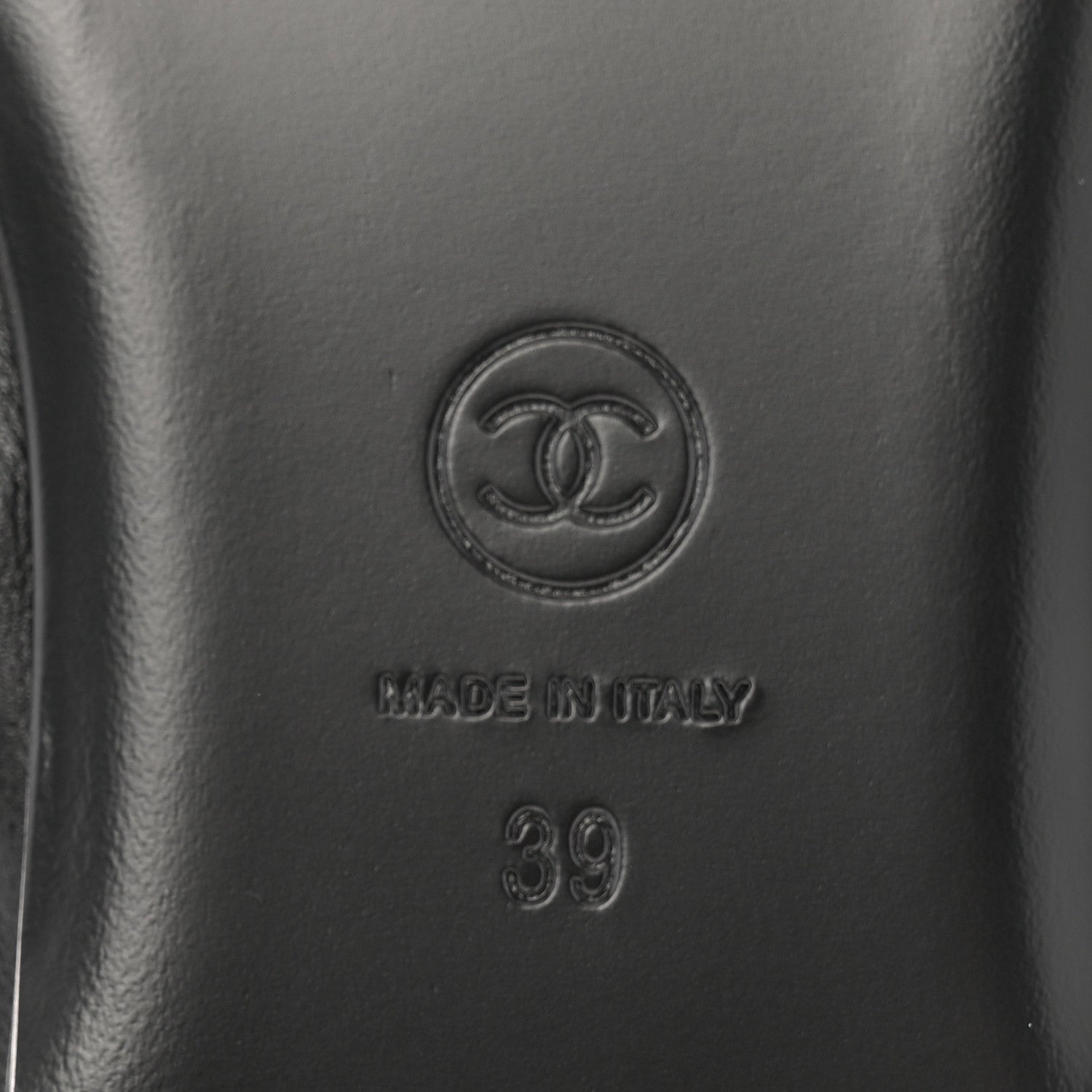 Chanel Lambskin Charm Mary Jane Flats 39 Black 8 of 10