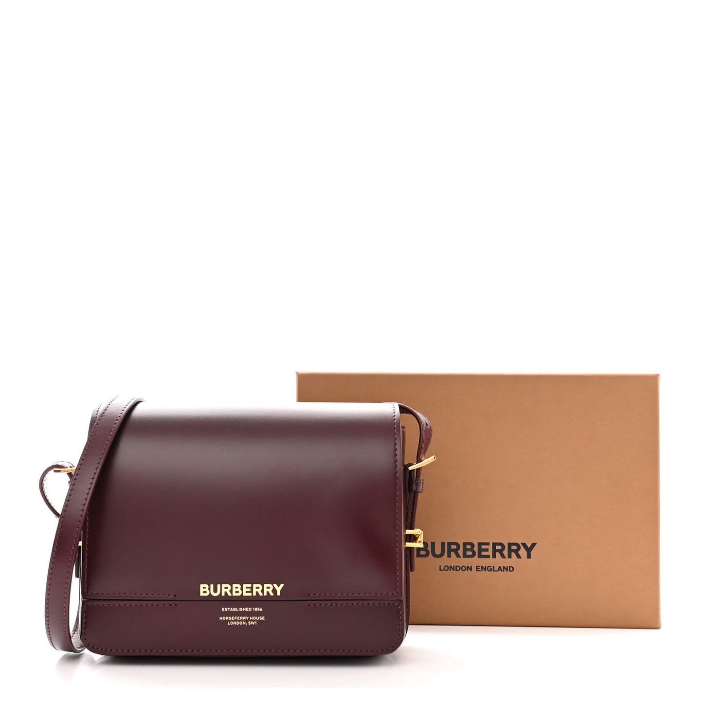 Smooth Calfskin Small Grace Bag Oxblood