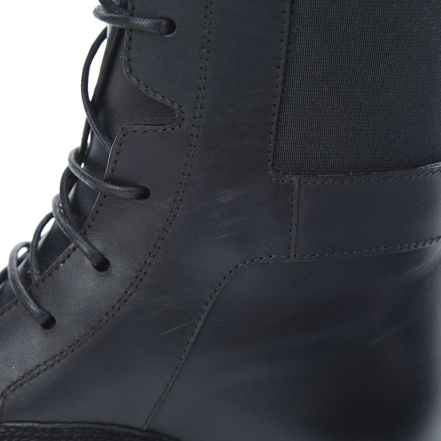 Givenchy Calfskin Suede Aviator Ankle Boots 37 Black 8 of 9