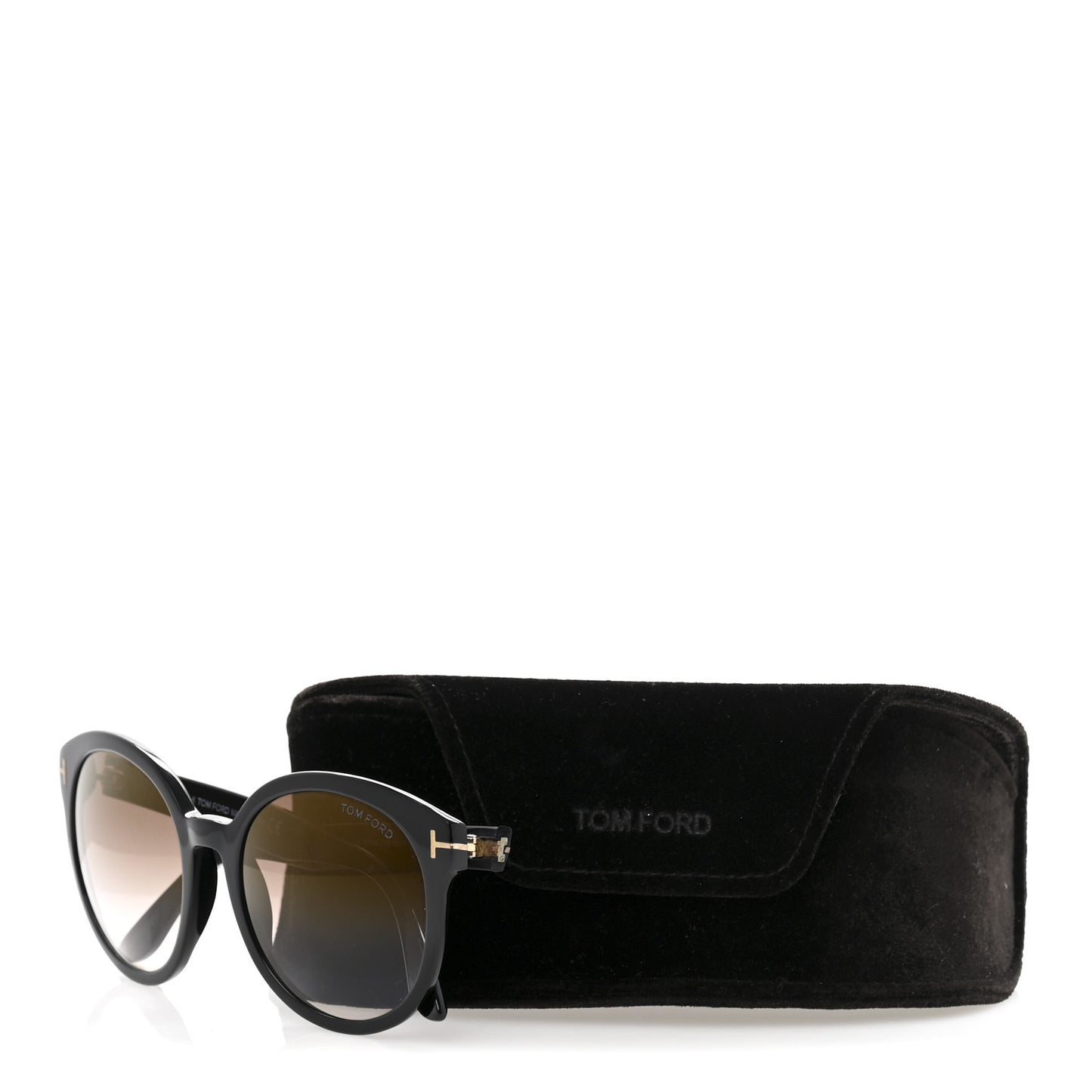 Acetate Philippa Sunglasses TF503 Black