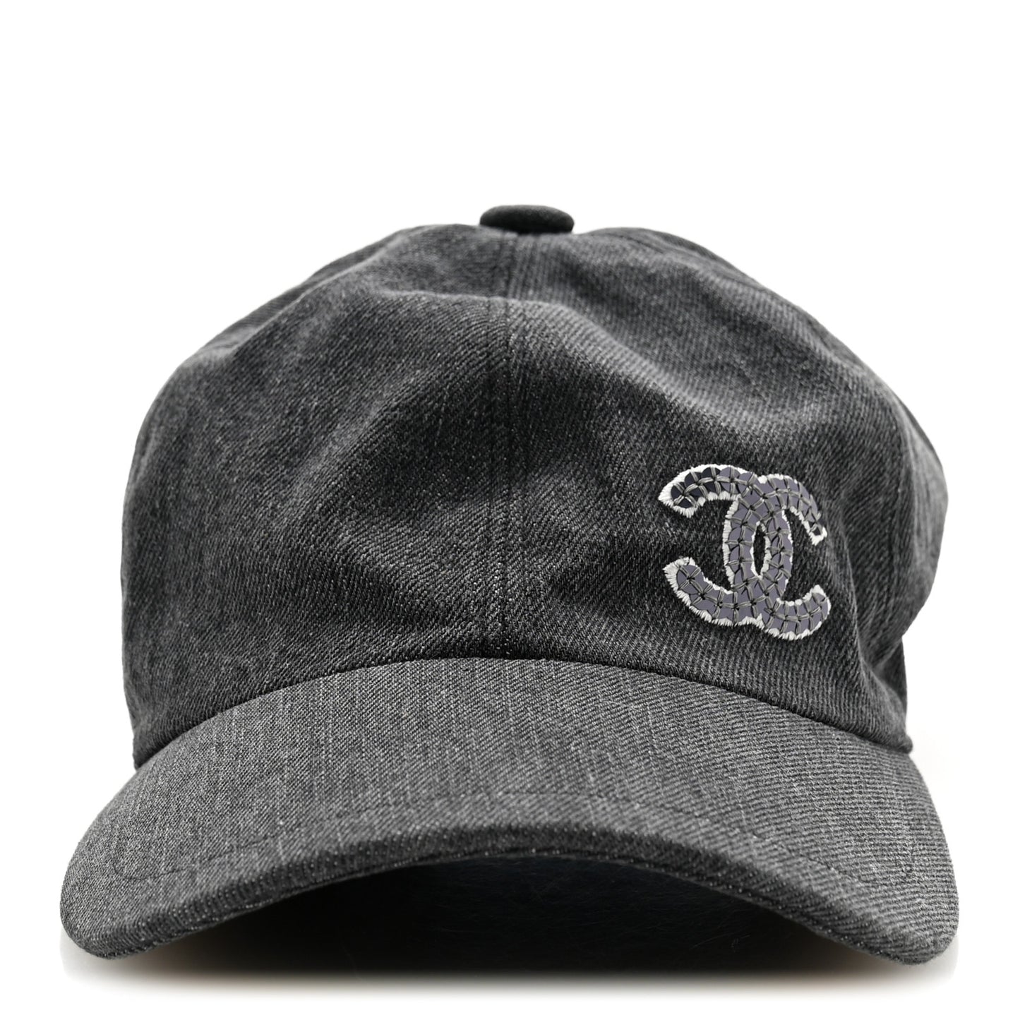 Denim Cap Hat Black