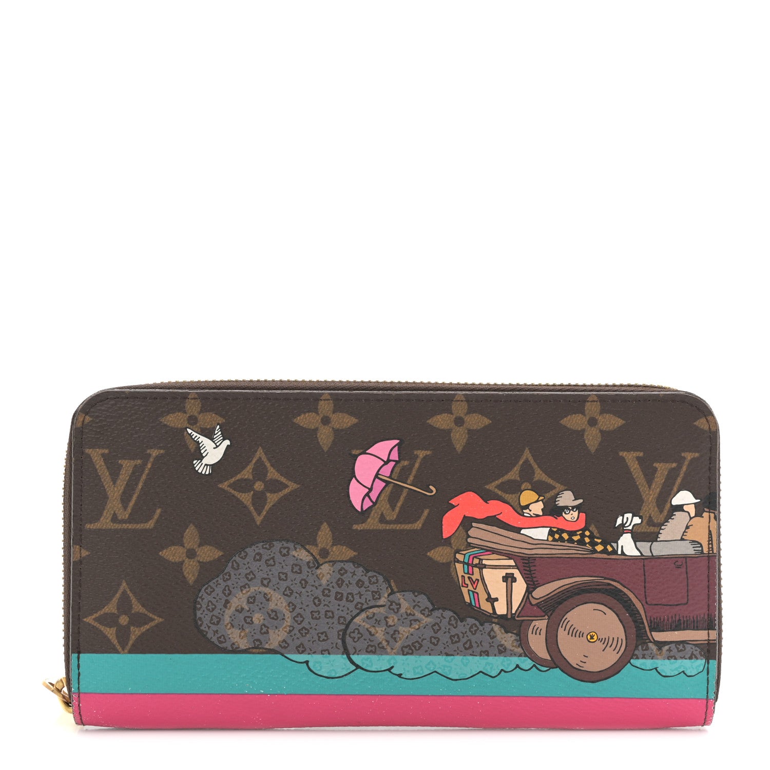 Louis Vuitton Monogram 2015 Christmas Animation Zippy Wallet Louis Vuitton Monogram 2015 Christmas Animation Zippy Wallet