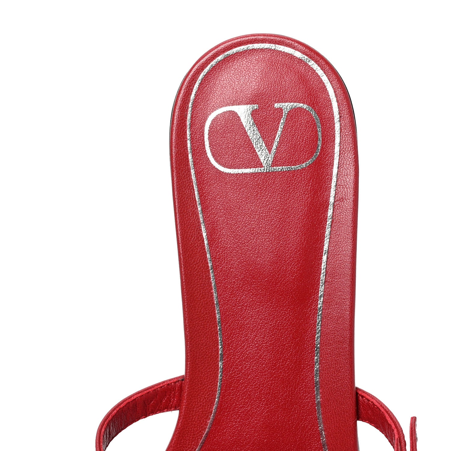 Valentino Garavani Nappa French Bow Sandals Rosso 38 Rosso Valentino 7 of 8