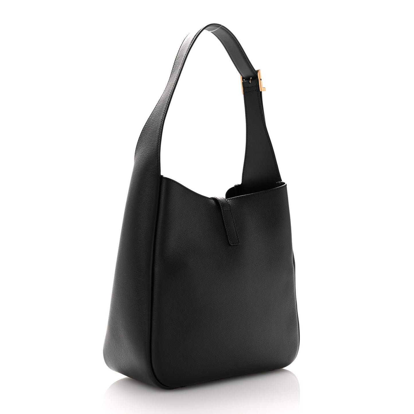 Smooth Calfskin Small Le 5 A 7 Soft Hobo Black