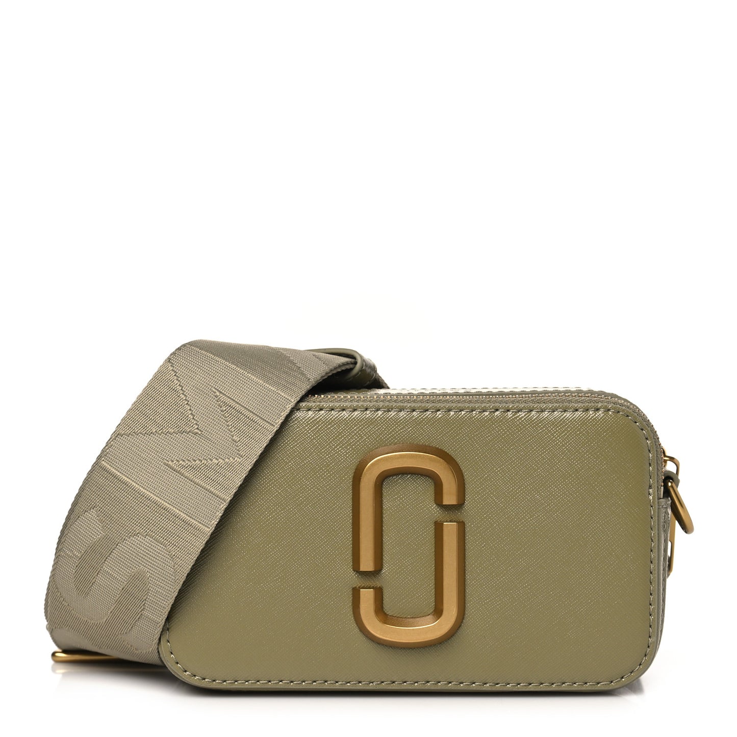 Saffiano Utility Snapshot Camera Bag Green