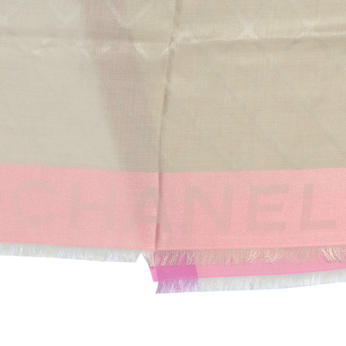 Cashmere Silk Diamond Logo Scarf