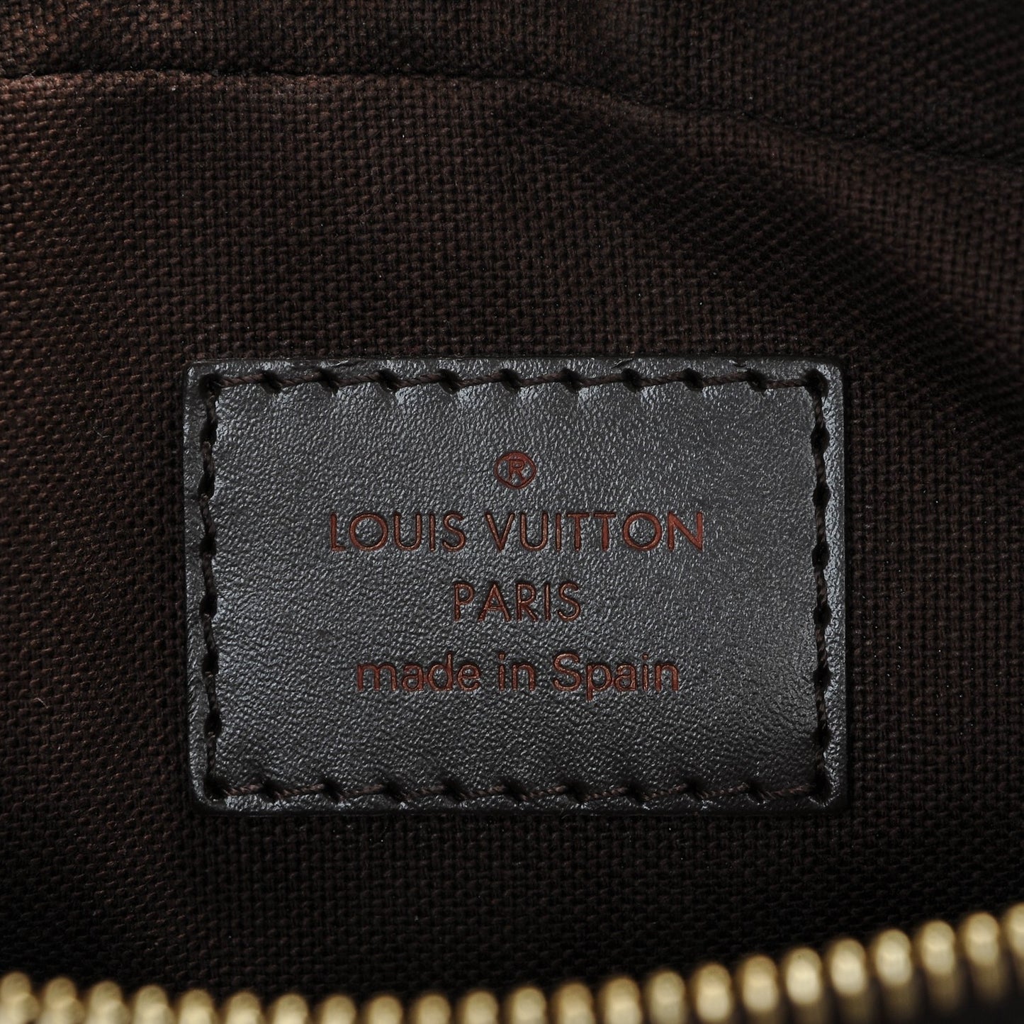 Damier Ebene Brooklyn Bum Bag