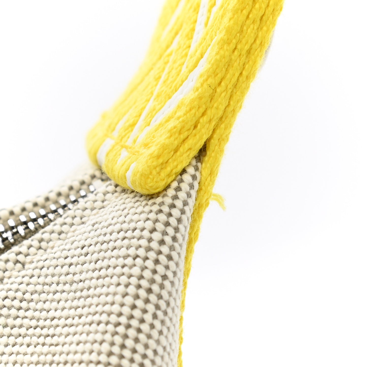 Canvas Small Bride-A-Brac Pouch Natural Jaune Citron
