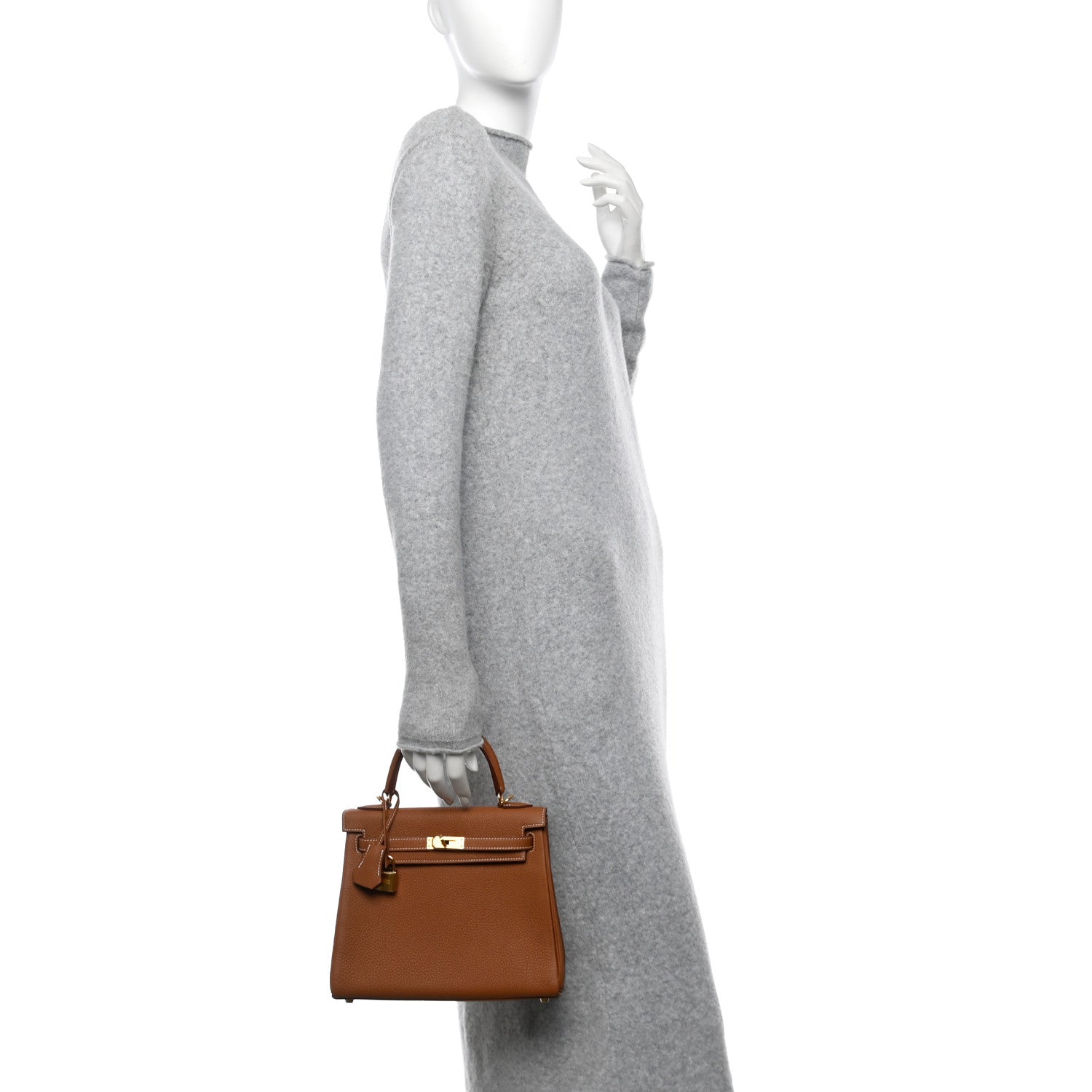 Hermes Togo Kelly Retourne 25 Gold 2 of 15