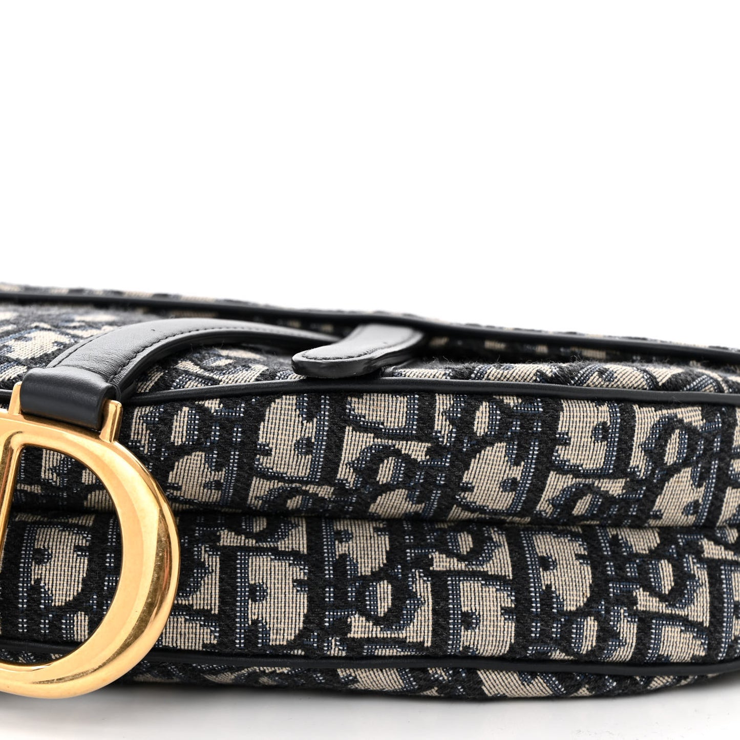 Oblique Saddle Bag Blue