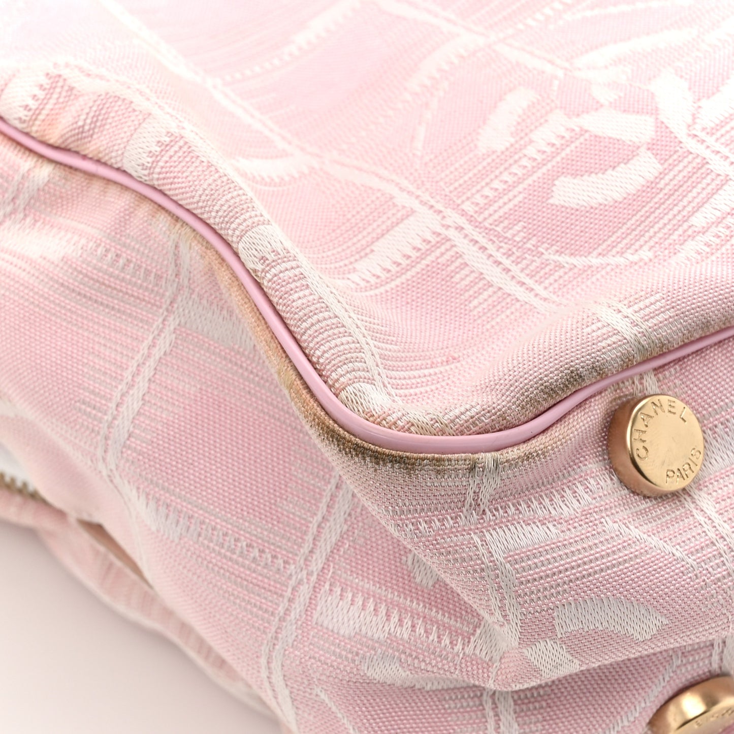 Nylon Small Travel Tote Pink