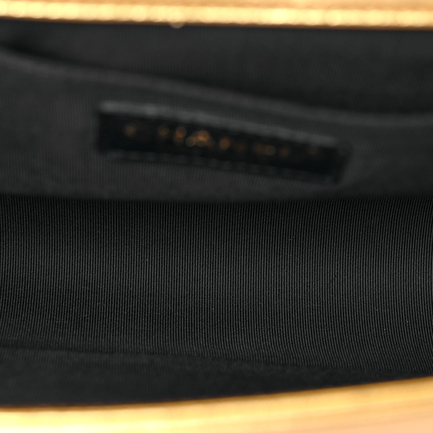 Chanel Metallic Lambskin Embossed Medium Cube Boy Flap Gold 8 of 19