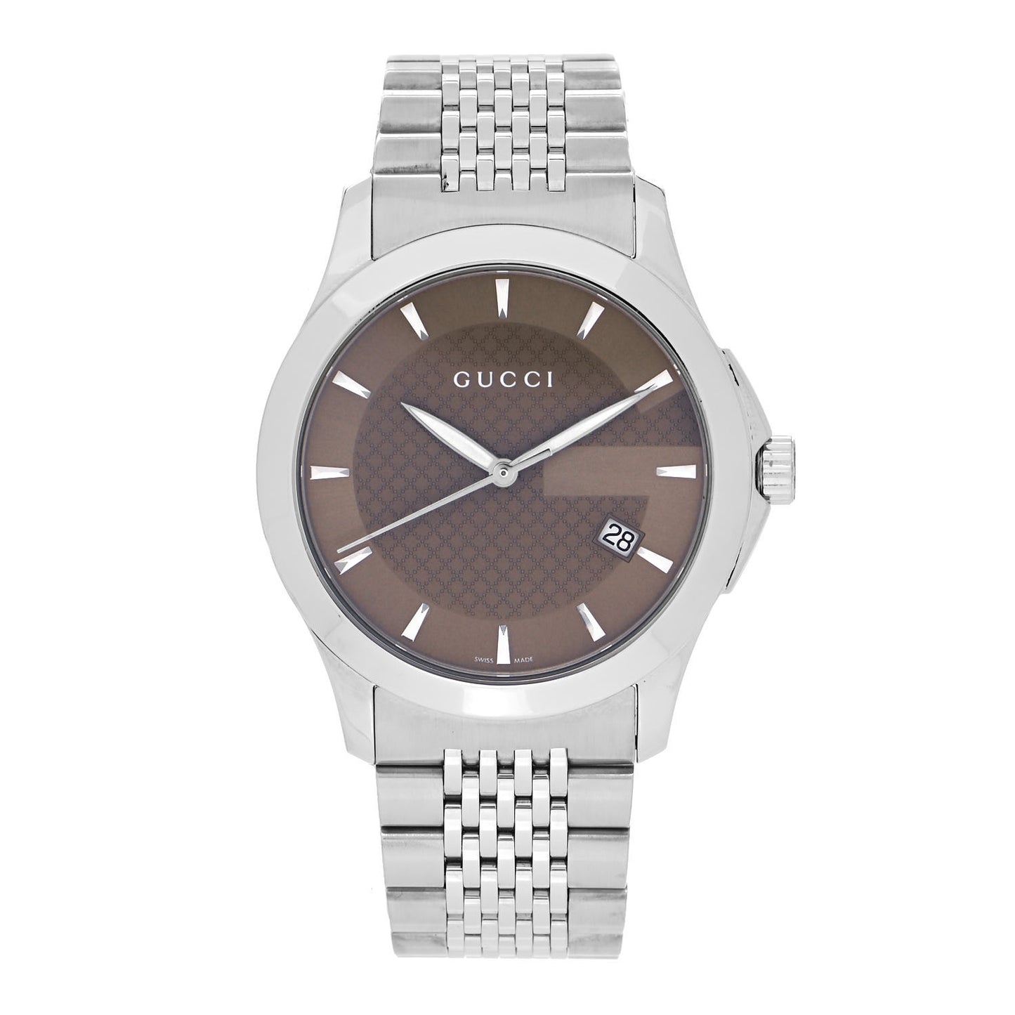 Stainless Steel 38mm G-Timeless Quartz Watch Brown
