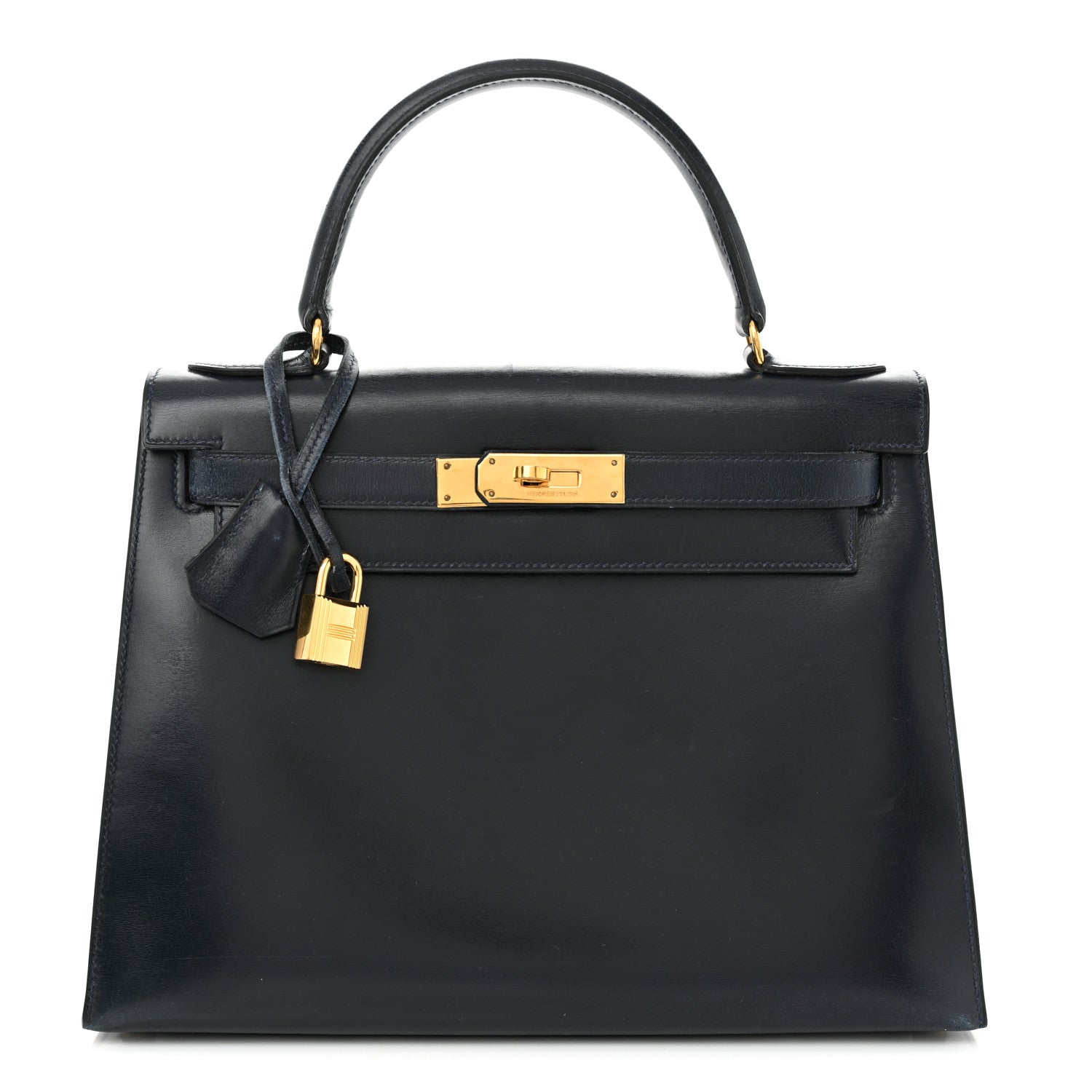 Hermes Box Kelly Sellier 28 Bleu Marine 1 of 22