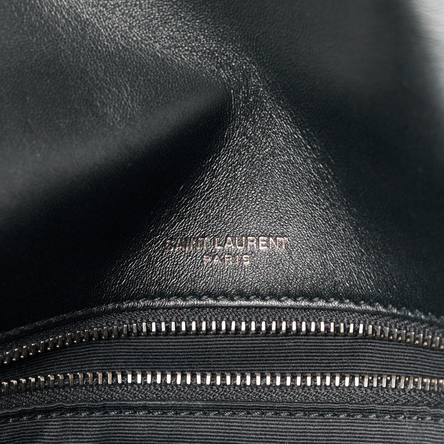 Crinkled Calfskin Monogram Medium Niki Chain Satchel Black