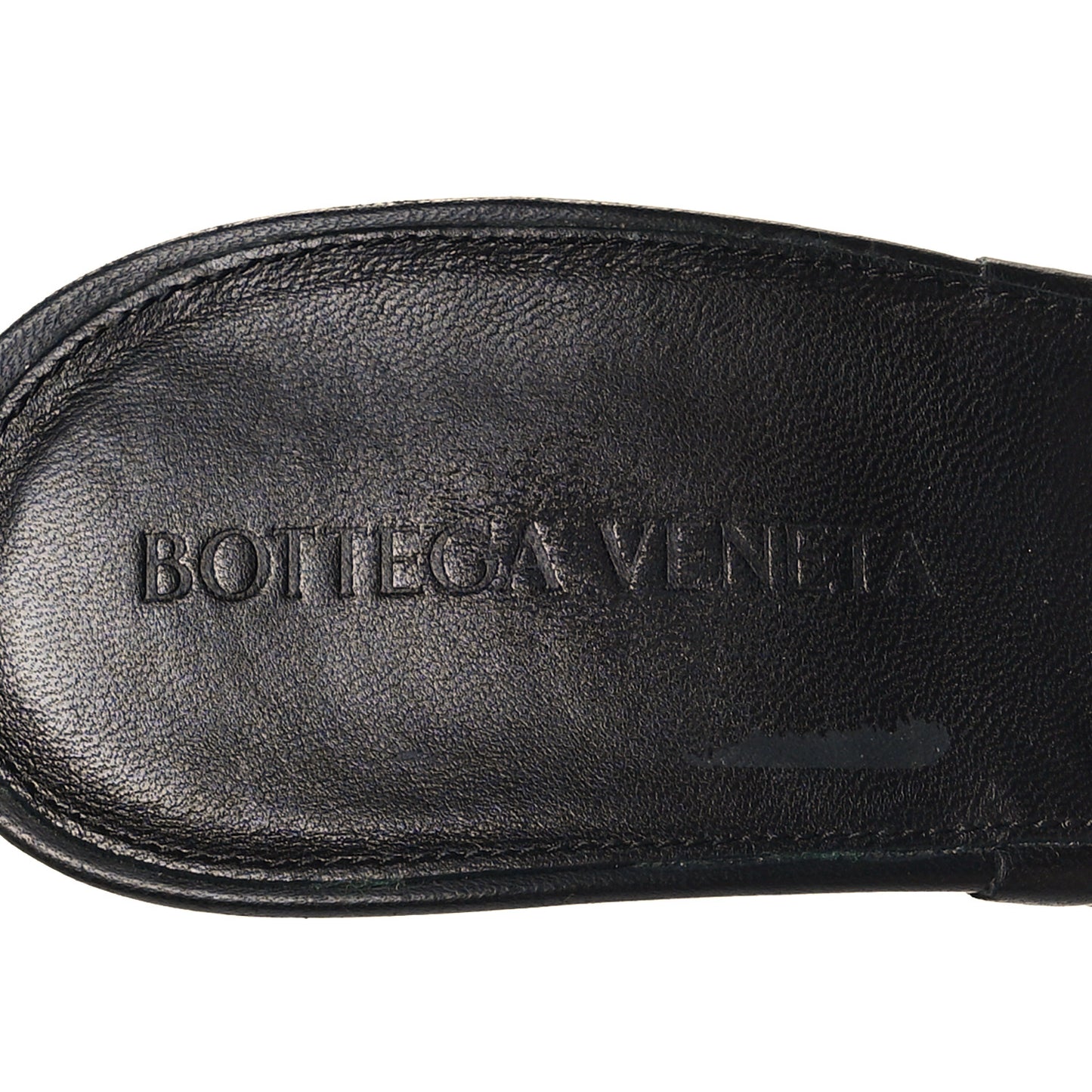 Nappa Quilted Rubber Lido Mule Sandals 39 Black