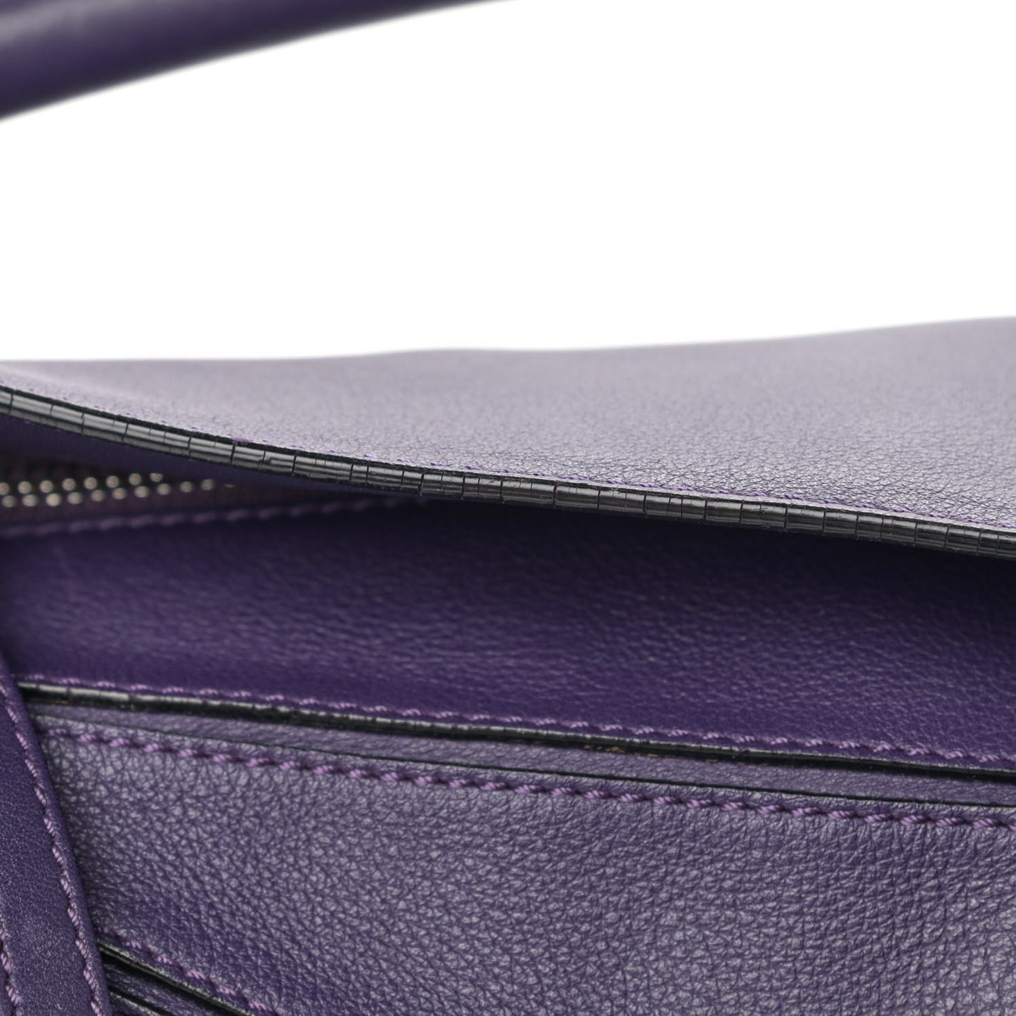 Calfskin Medium Puzzle Bag Purple
