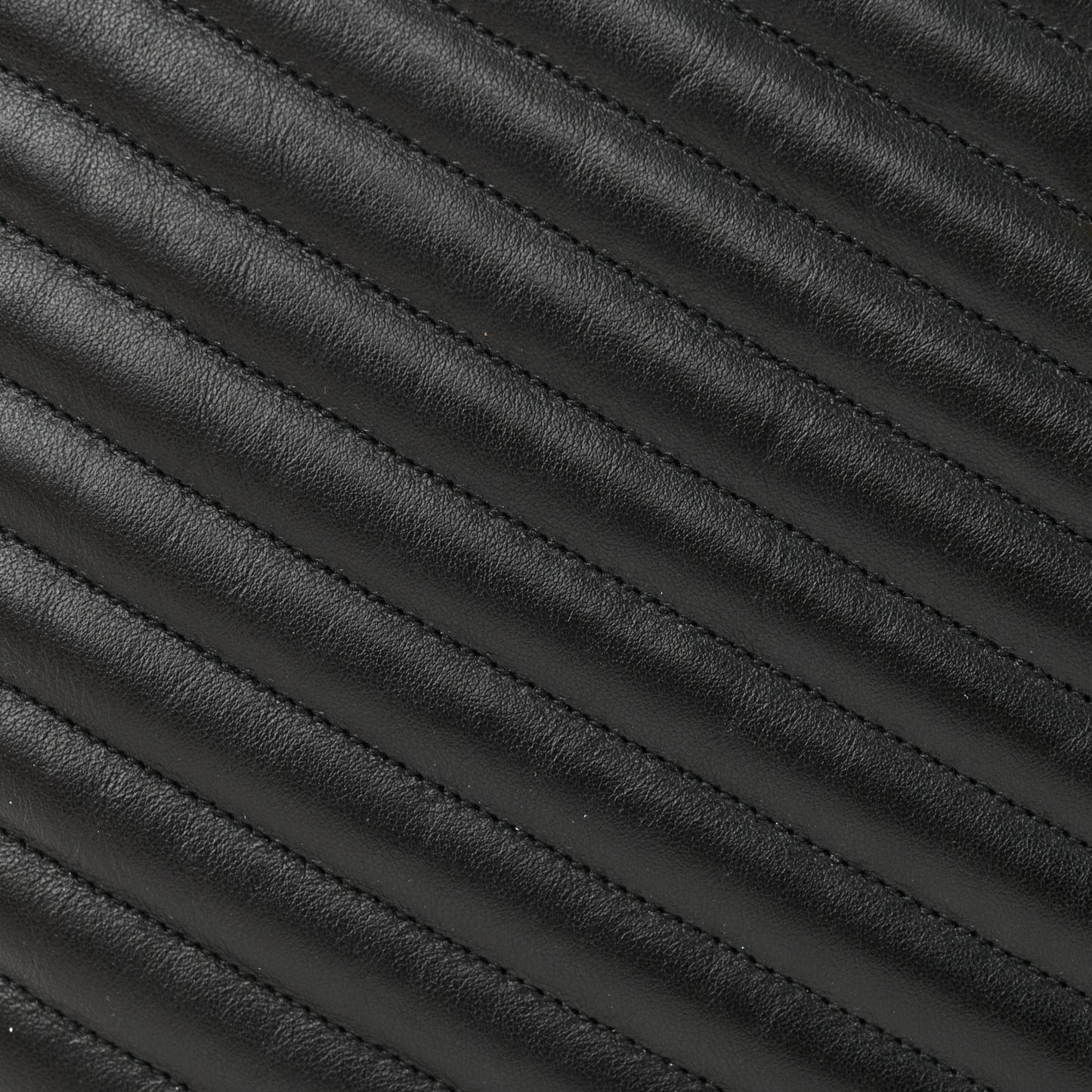 Calfskin Matelasse Chevron Monogram Document Holder Black