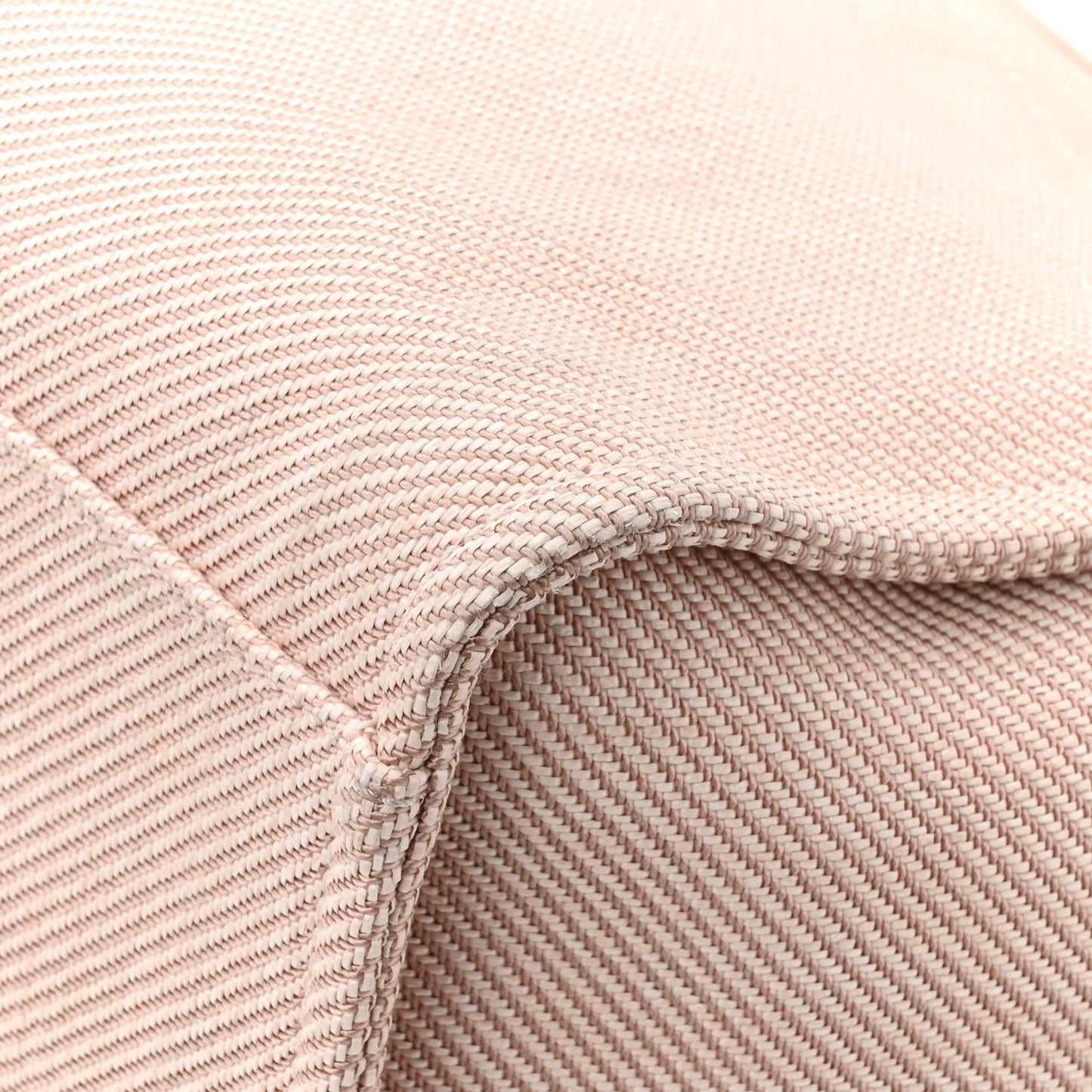 Mixed Fibers Calfskin Medium Deauville Tote Light Pink