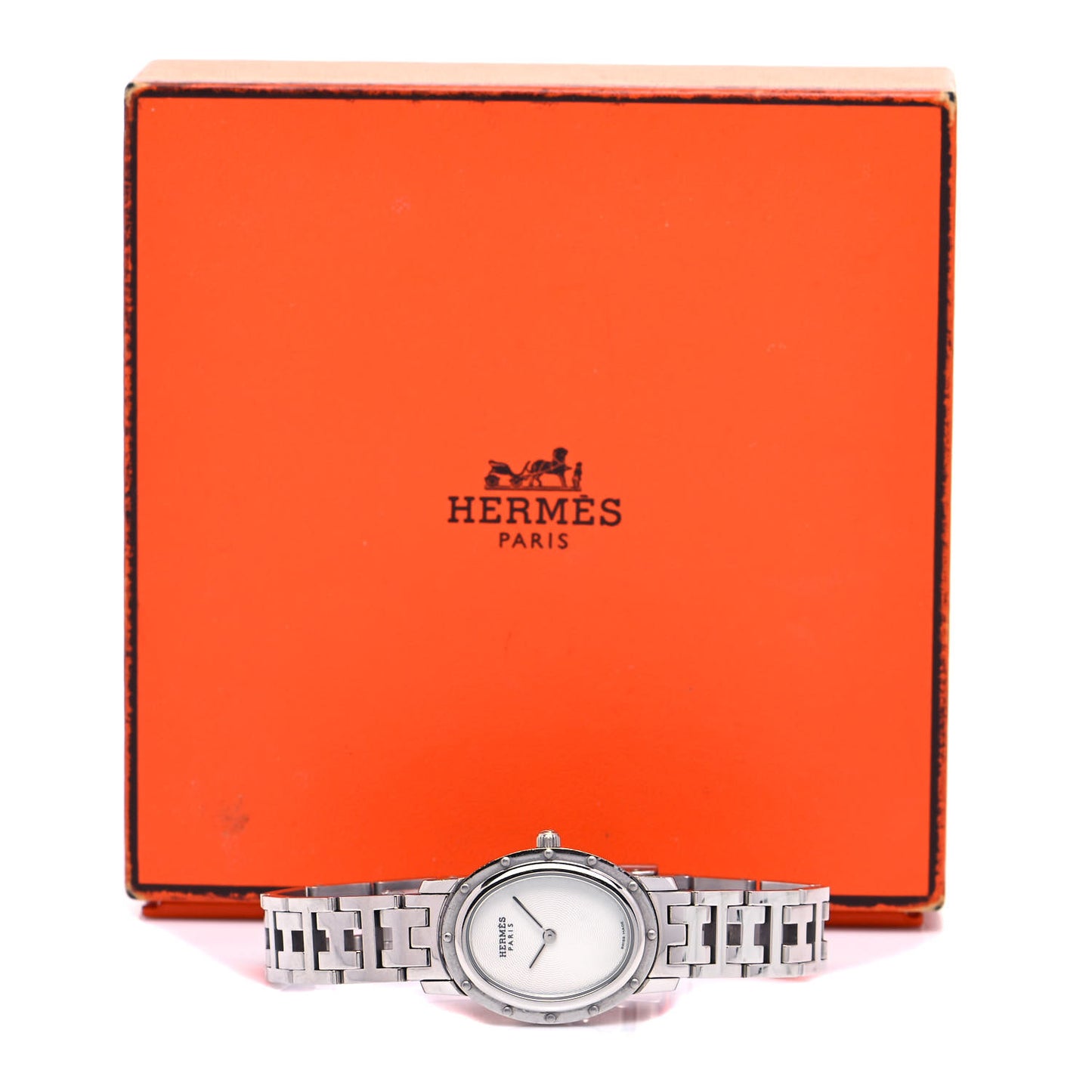 Stainless Steel 22mm Clipper Oval Quartz Watch