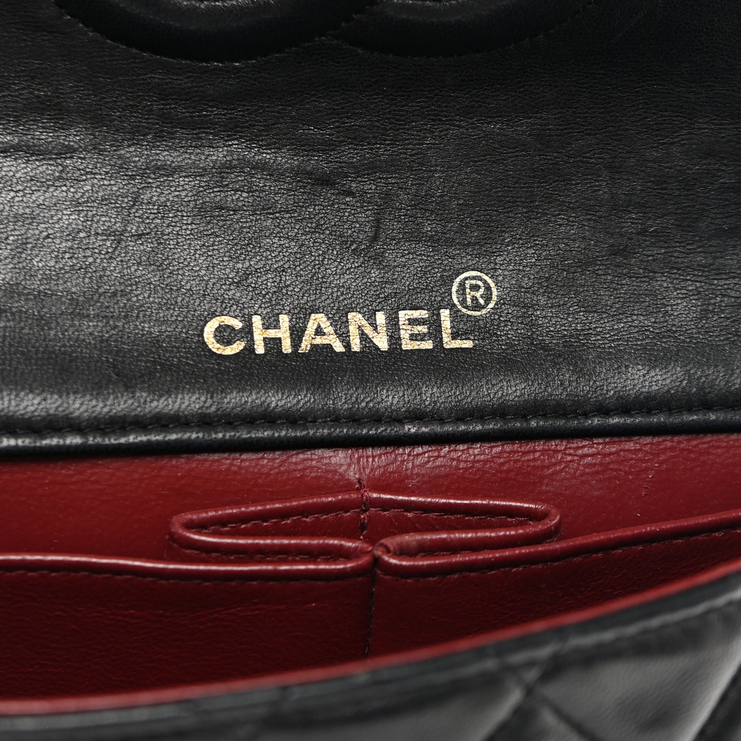 Lambskin Quilted Small Single Flap Black