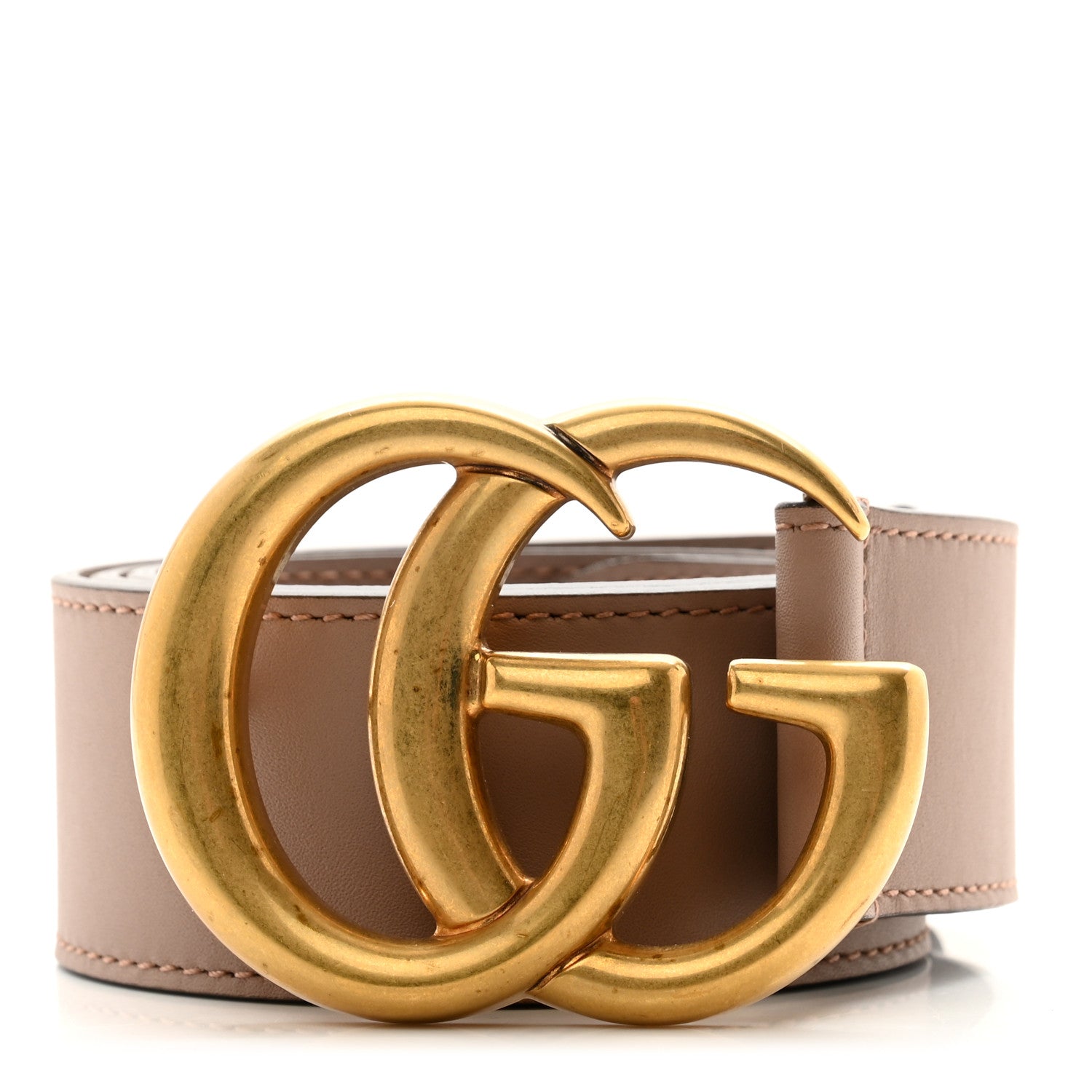 Gucci Calfskin Double G 40mm Belt 75 30 Porcelain Rose 1 of 4