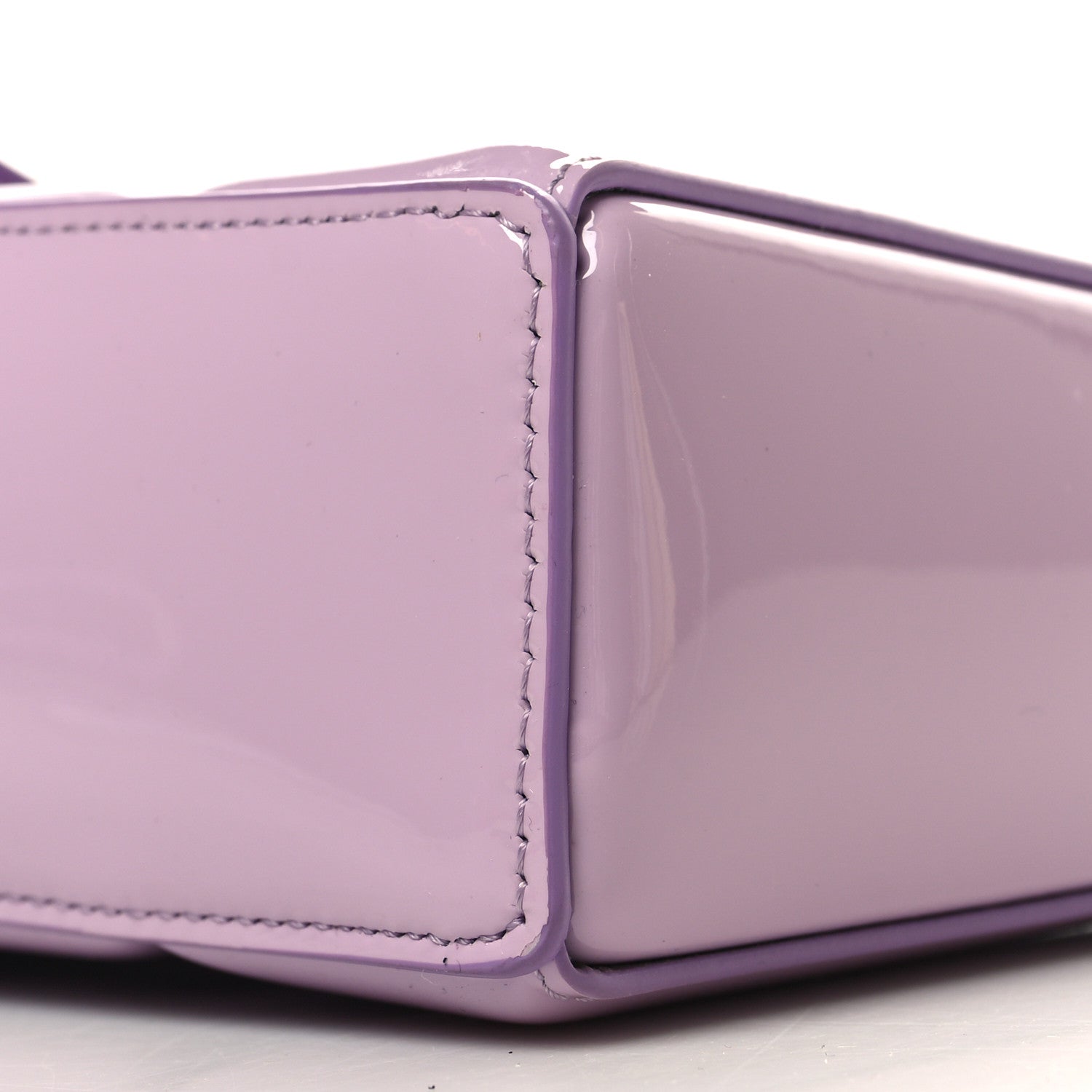 Givenchy Patent Padded Small Cut Out Shoulder Bag Lilac 10 of 10