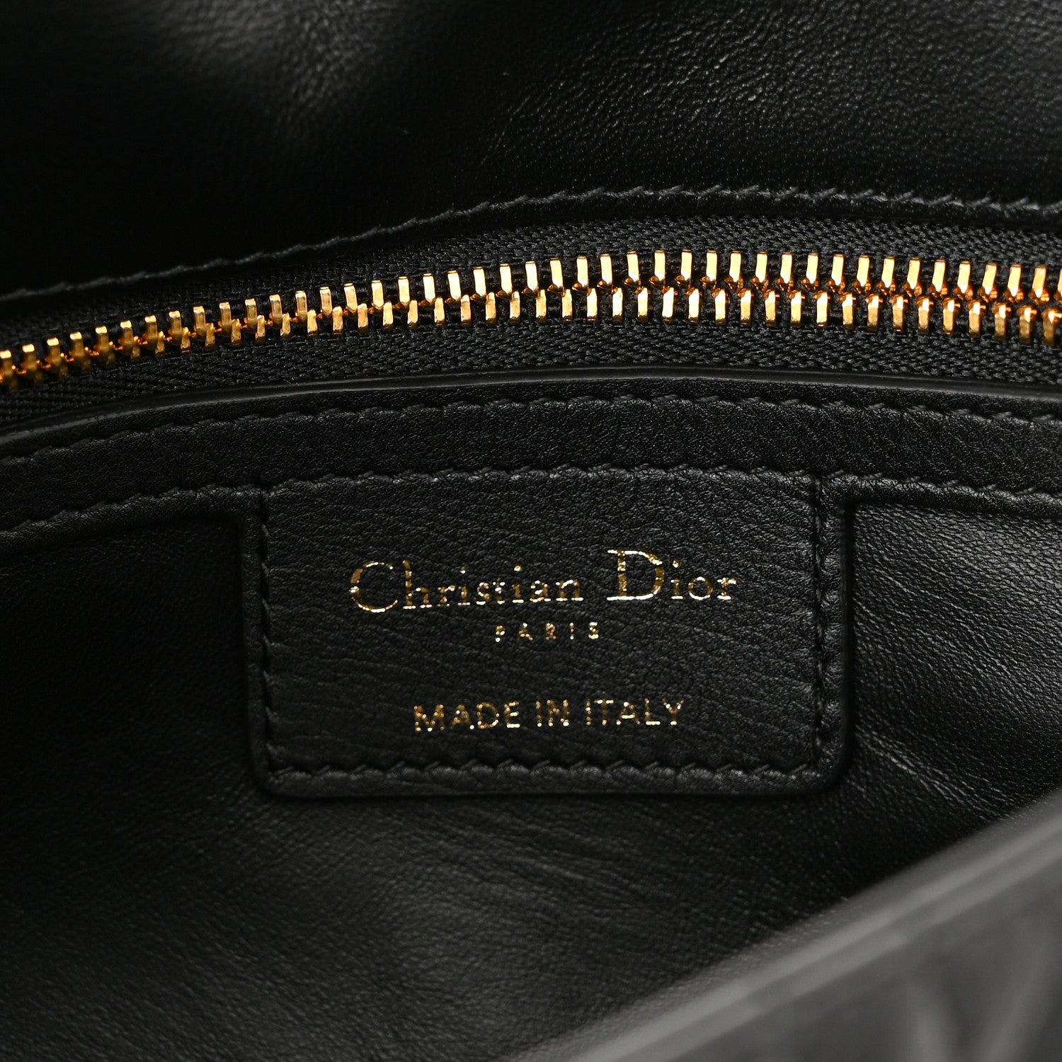 Christian Dior Calfskin Cannage Small Caro Bag Black 6 of 10