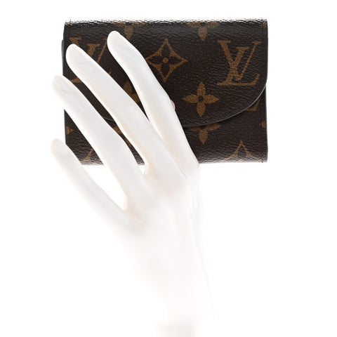 Monogram Rosalie Coin Purse Rose Ballerine