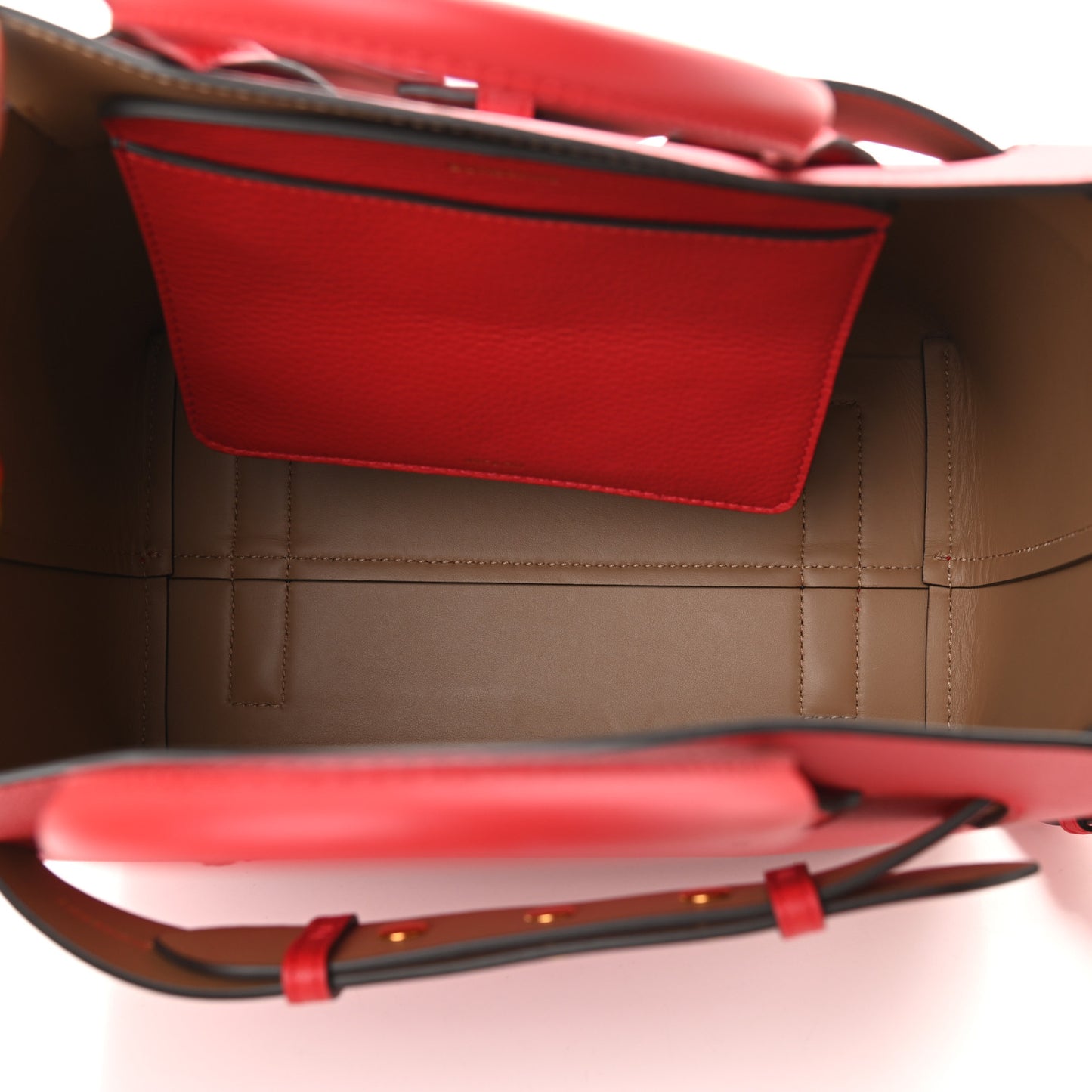 Soft Grain Calfskin Small Belt Bag Marais Bright Military Red