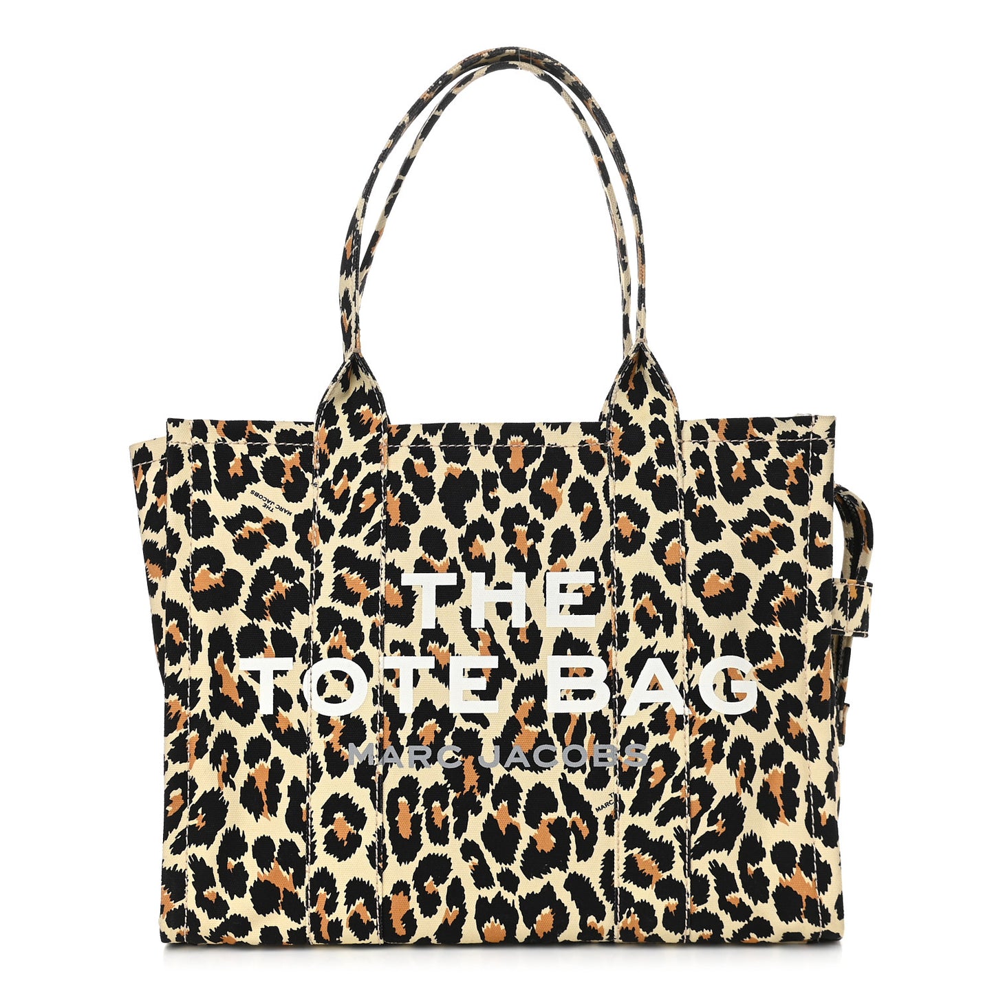 Cotton Canvas Leopard Print The Traveler Tote Bag