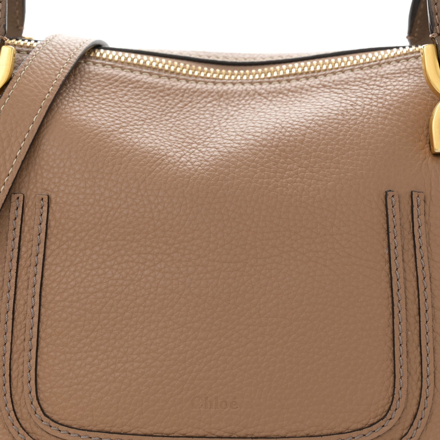 Calfskin Medium Marcie Satchel Nut