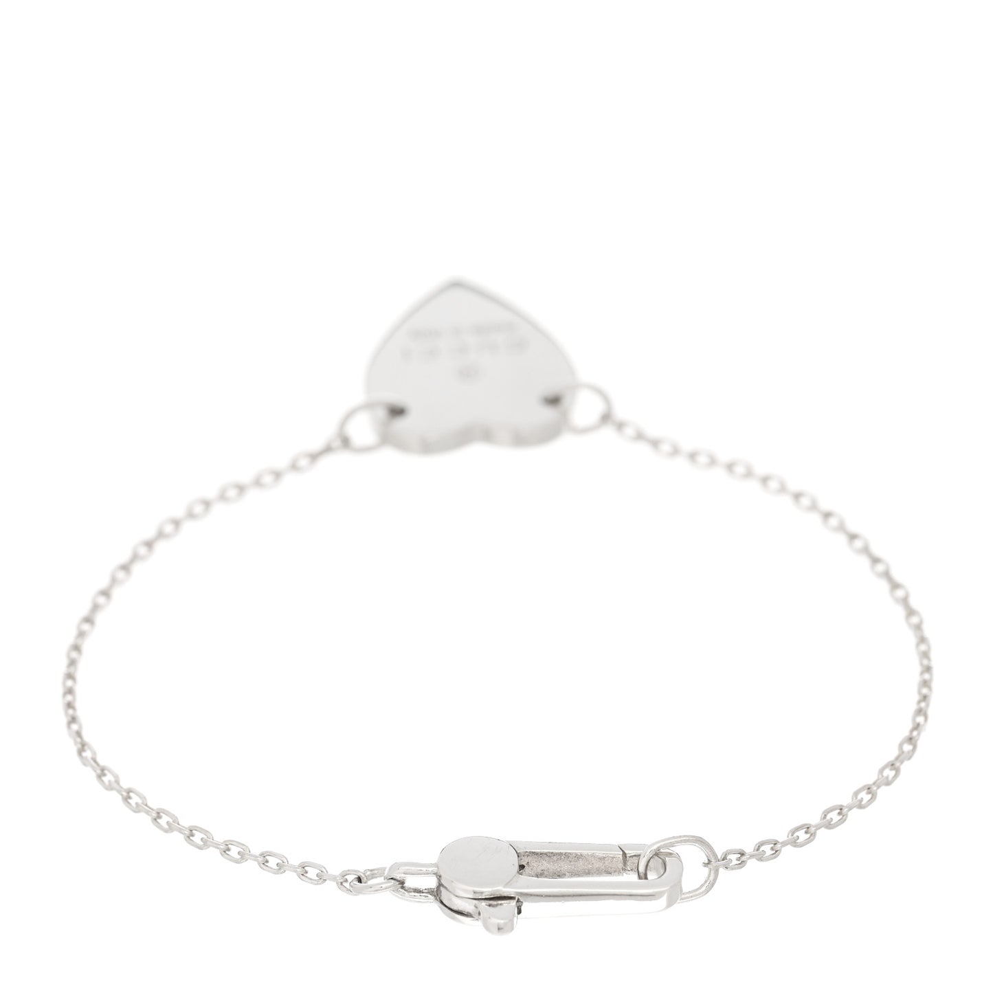 Sterling Silver Trademark Heart Bracelet