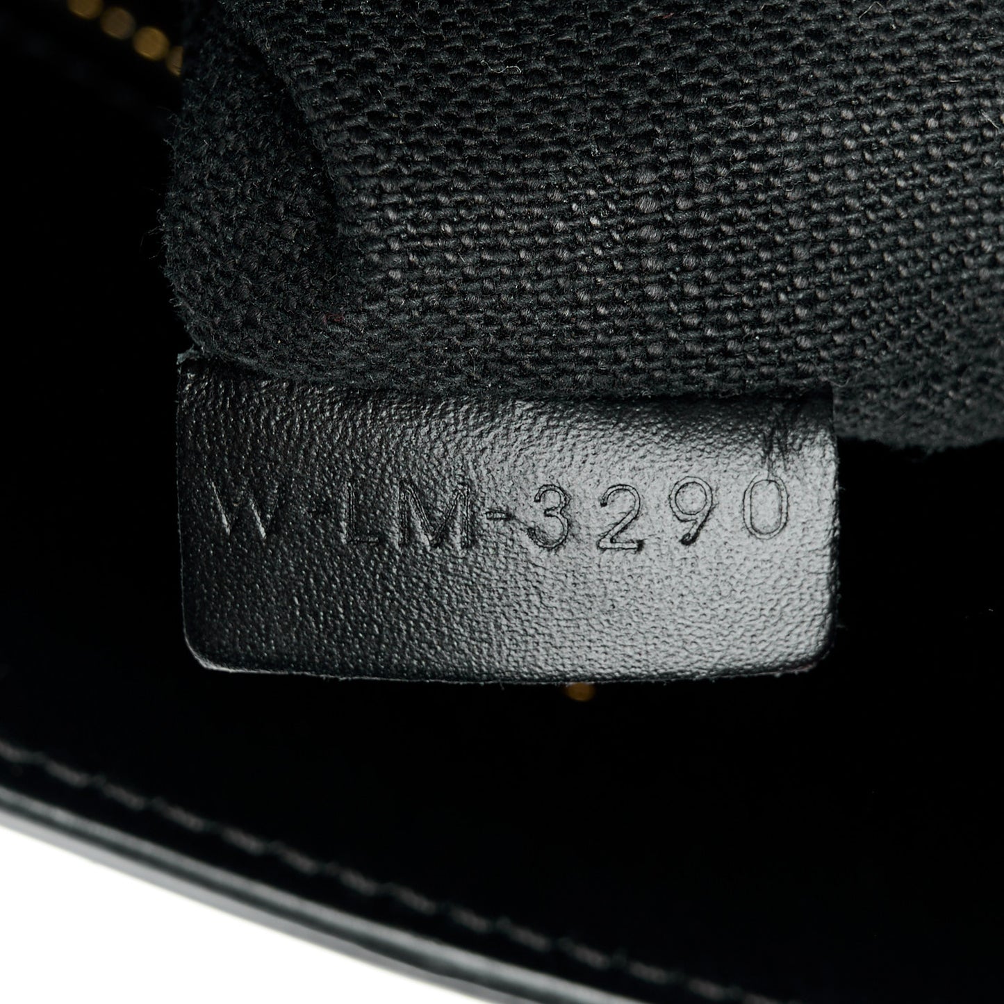 Canvas Calfskin Small Vertical Cabas Black