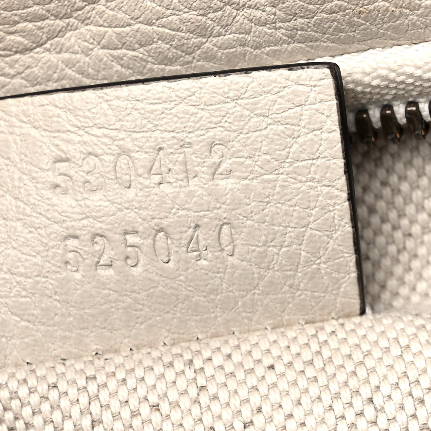 Grained Calfskin Logo Belt Bag White