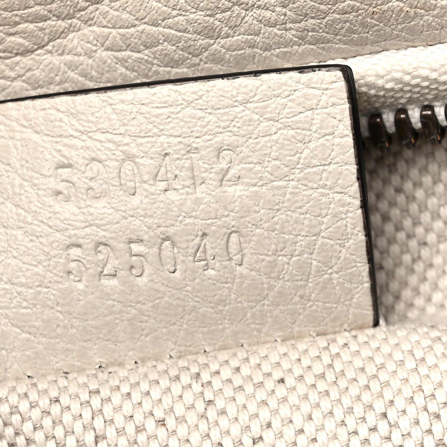 Gucci Grained Calfskin Logo Belt Bag White 7 of 11