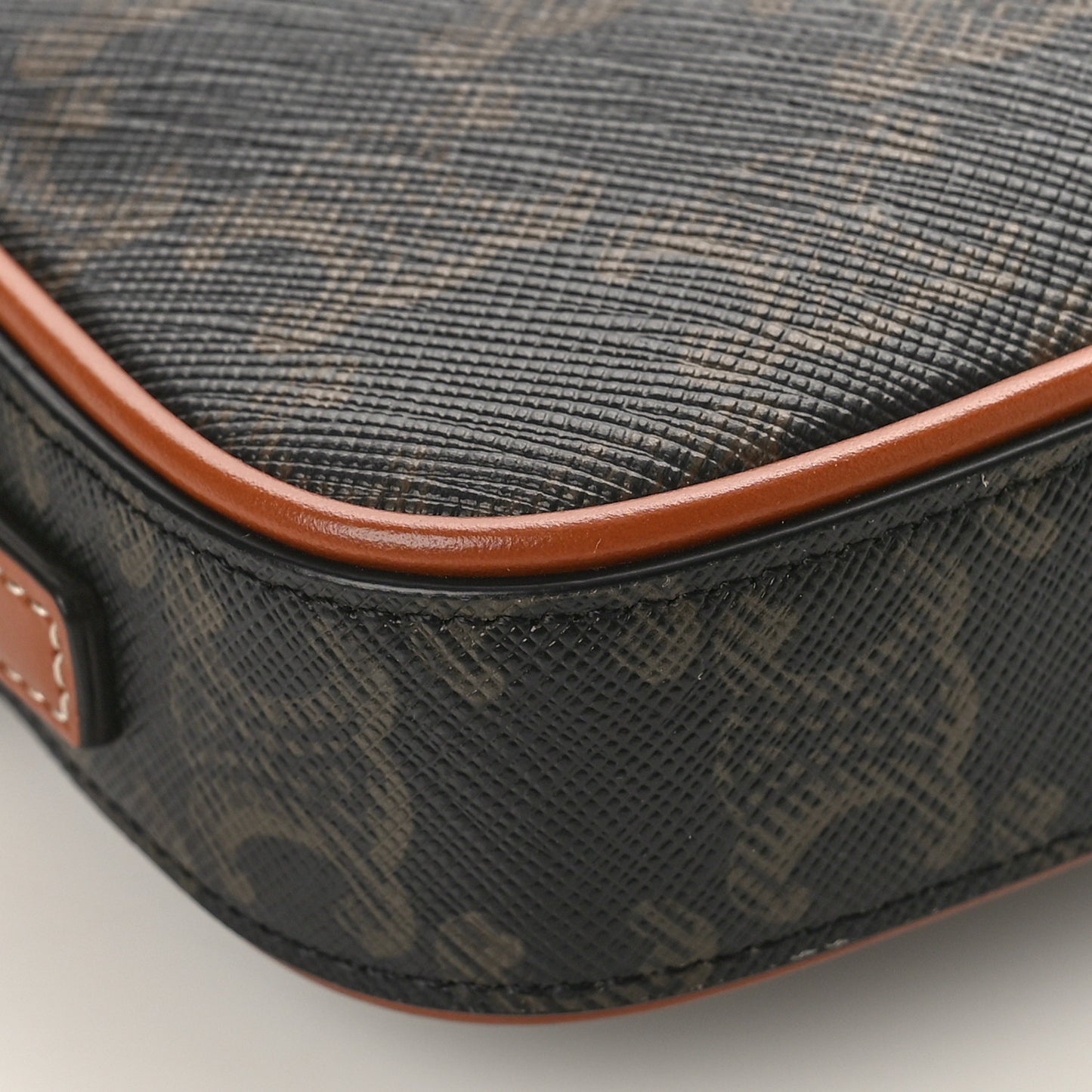 Triomphe Canvas Mini Camera Shoulder Bag Tan