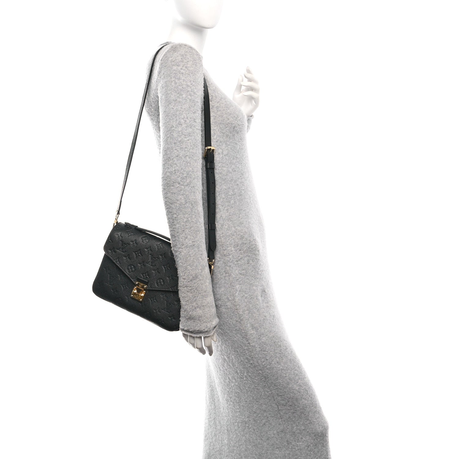 Louis Vuitton Empreinte Pochette Metis Black 2 of 9