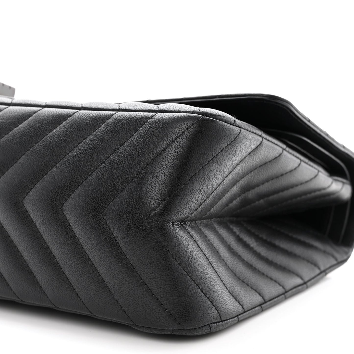 Sheepskin Chevron Quilted 2.55 Reissue 227 Flap So Black