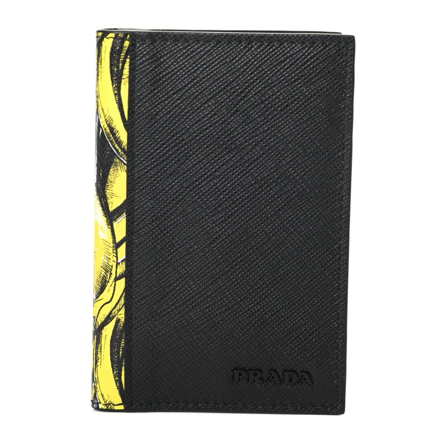 Saffiano Banana Print Wallet Giallo Dis Banana